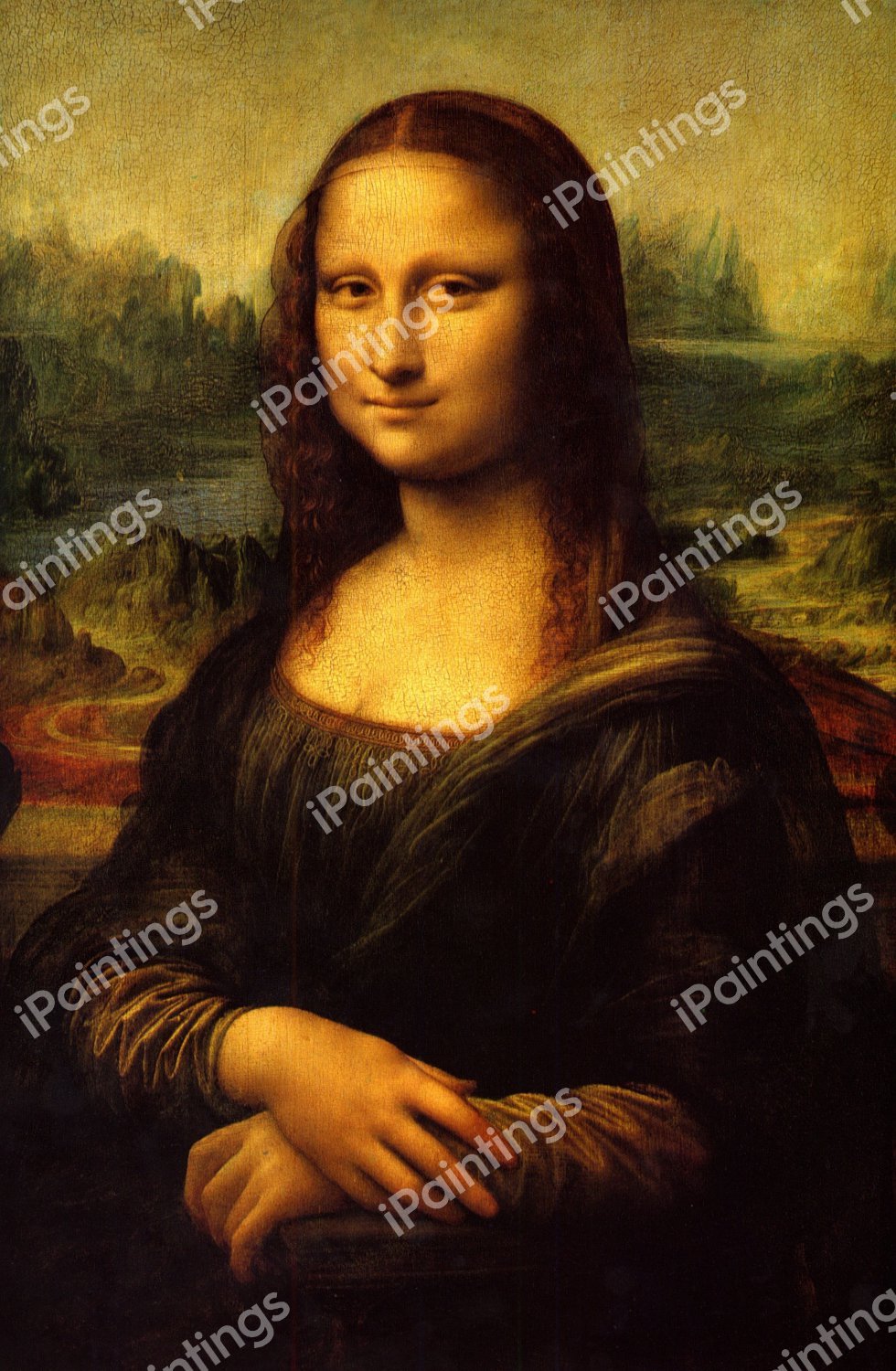 The Mona Lisa. The painting by Leonardo Da Vinci