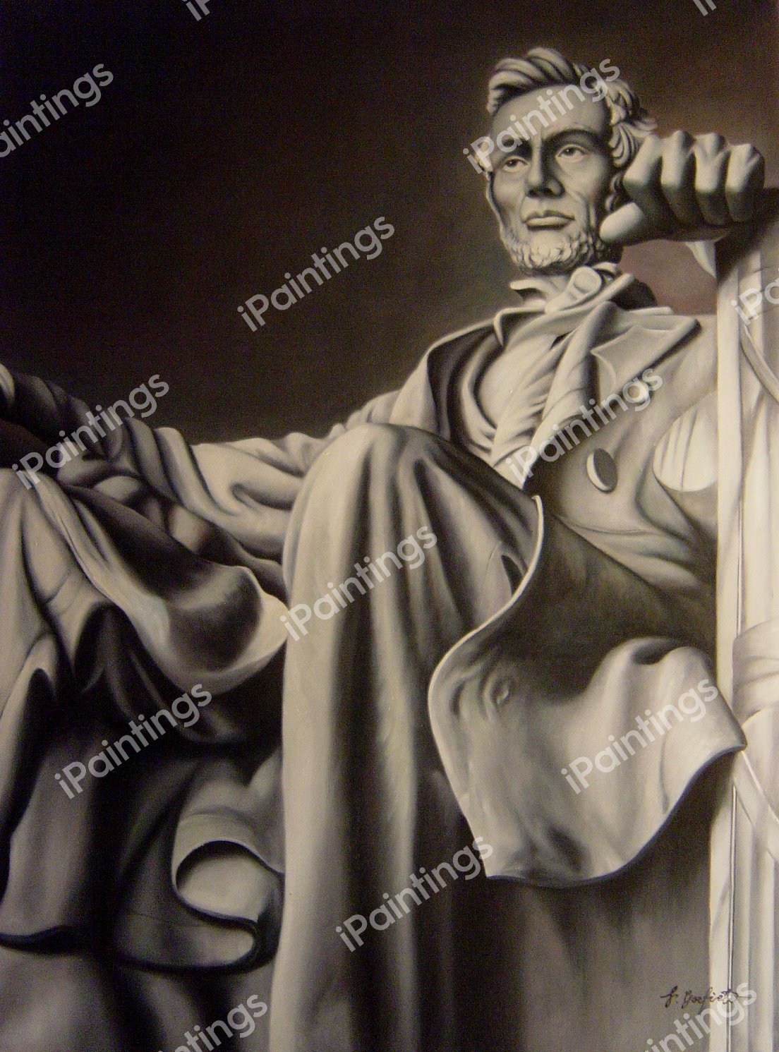 Lincoln Memorial. The painting by Our Originals