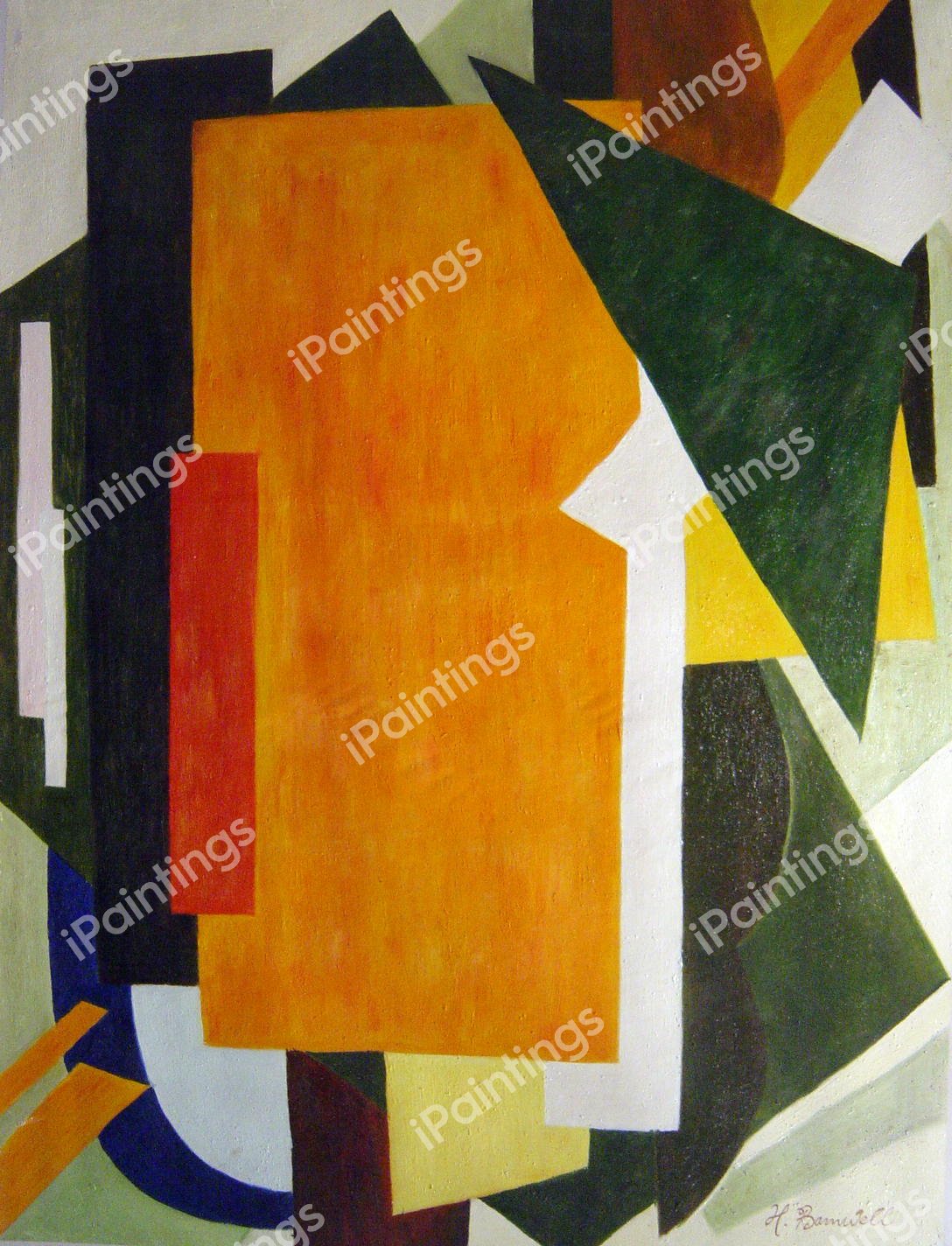 Architectonics In Painting. The painting by Liubov Sergeyevna Popova