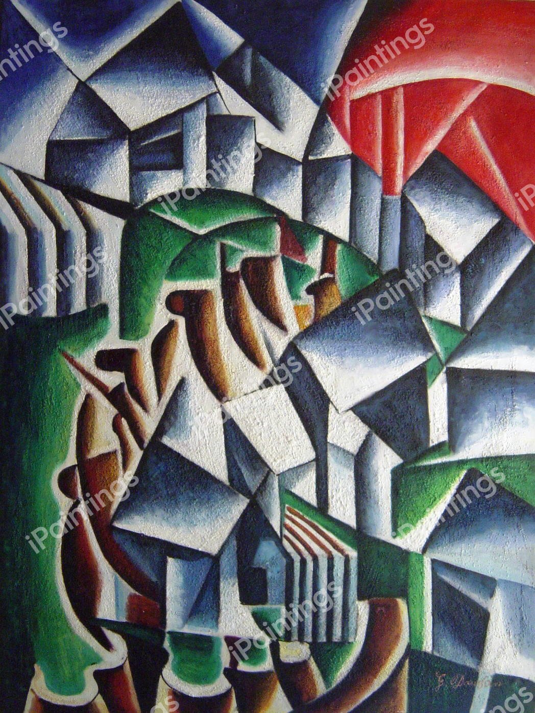 Birsk. The painting by Liubov Sergeyevna Popova