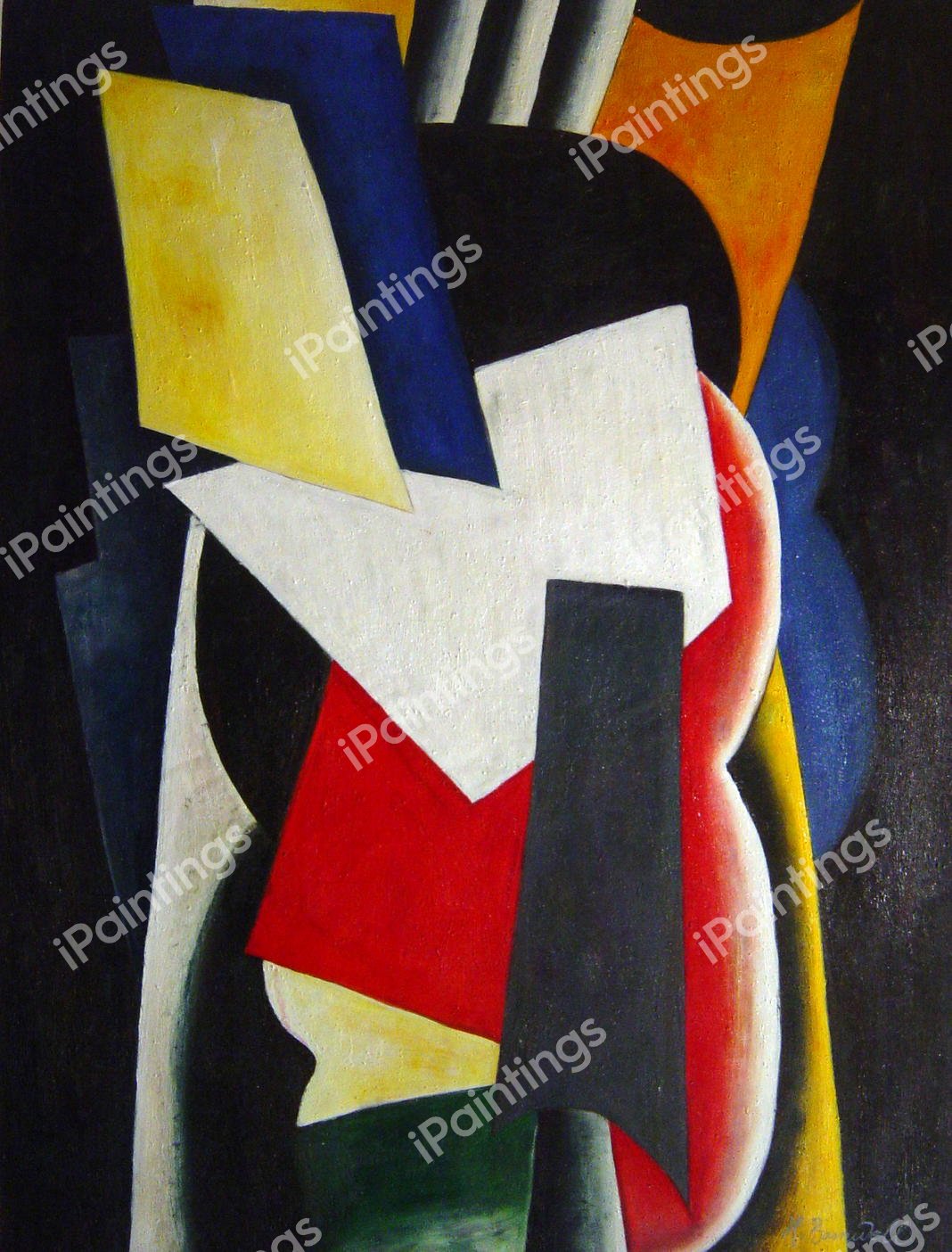 Still Life With Instruments. The painting by Liubov Sergeyevna Popova