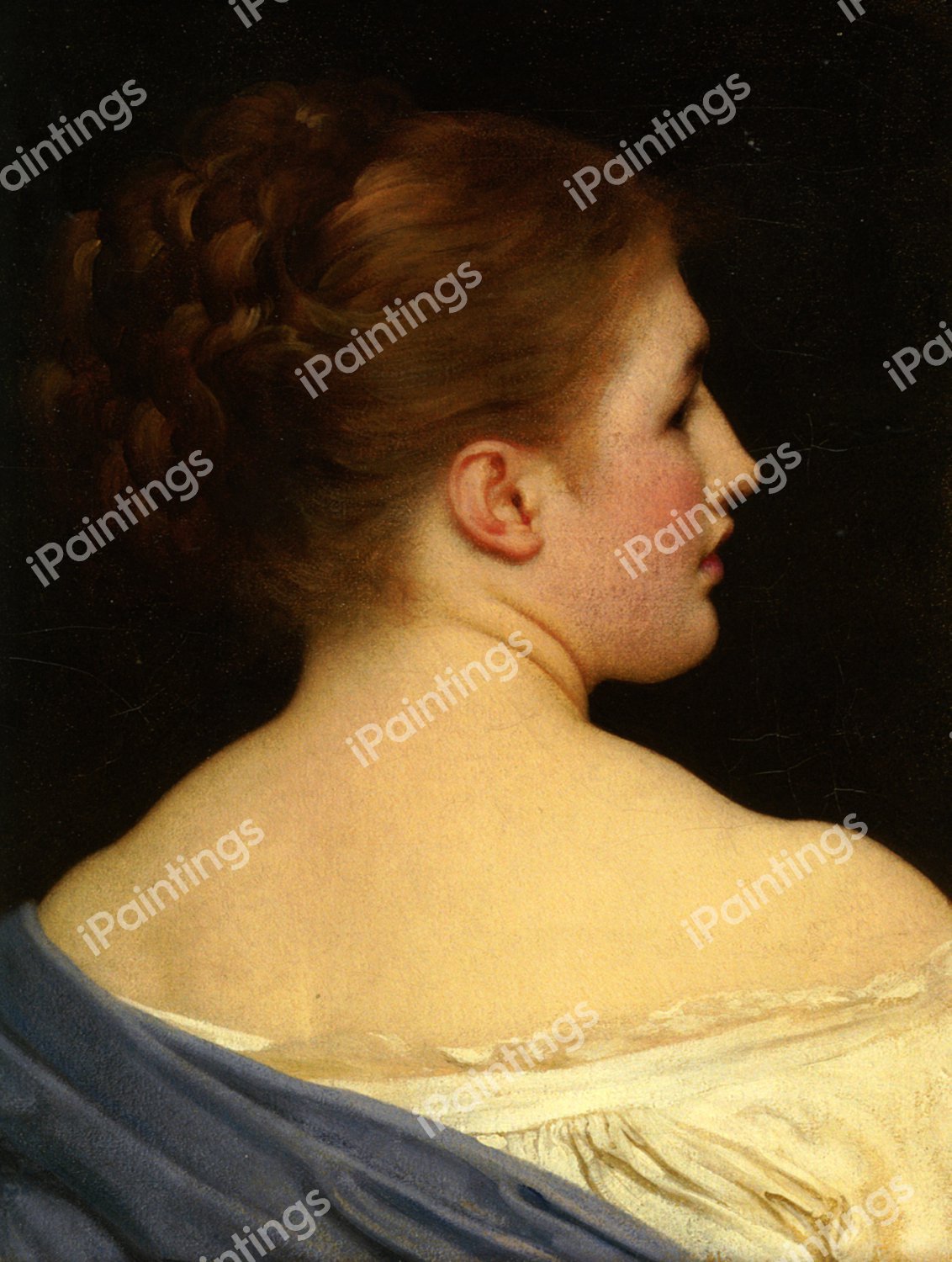 Lily. The painting by Lord Frederic Leighton