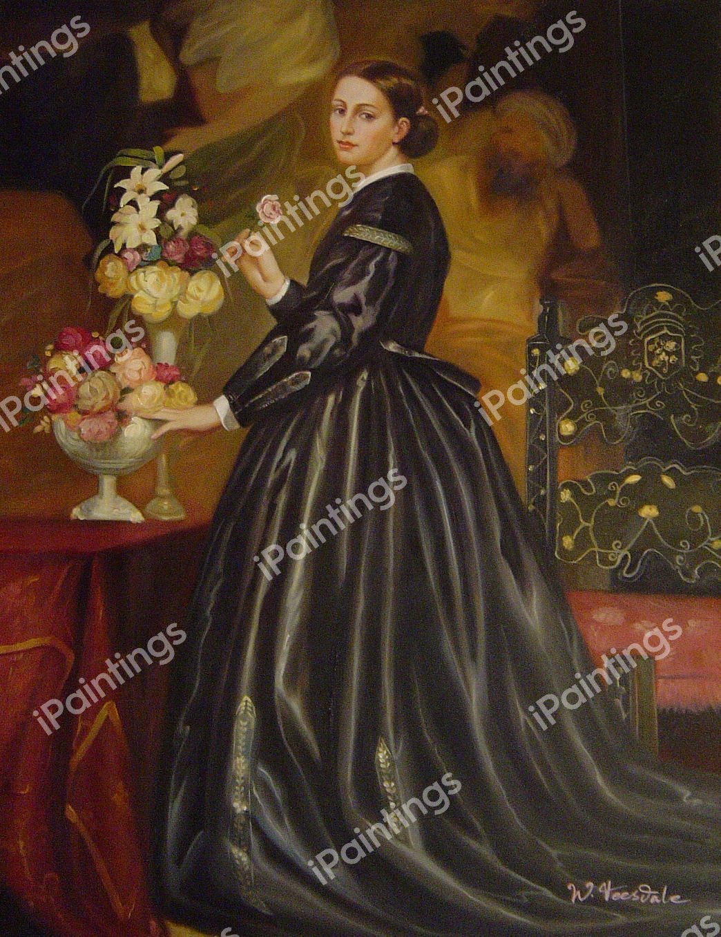 Mrs. James Guthrie. The painting by Lord Frederic Leighton