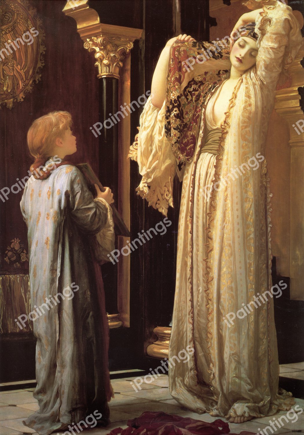 The Light of the Harem. The painting by Lord Frederic Leighton