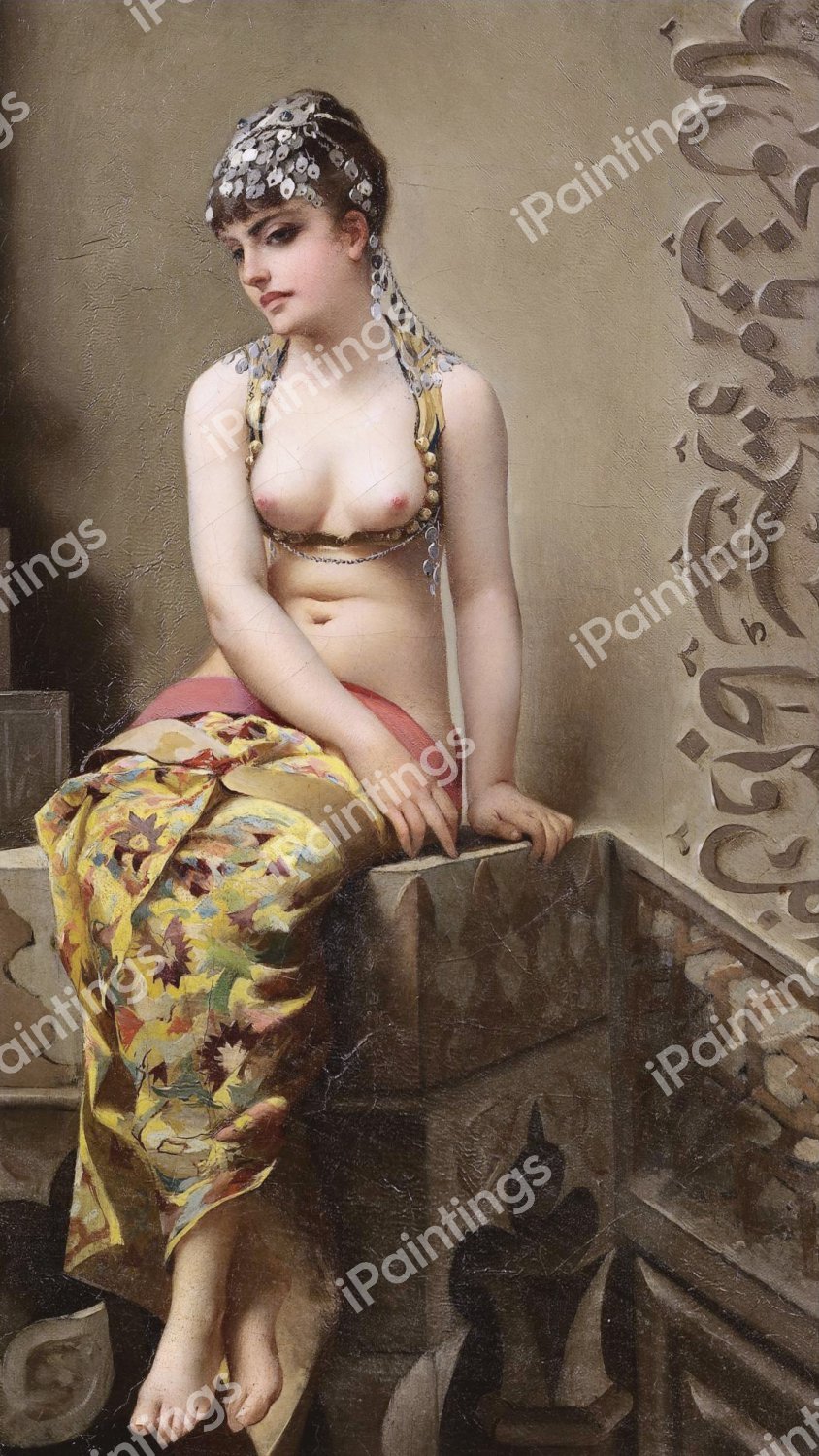 Beautiful Enchantress. The painting by Luis Ricardo Falero