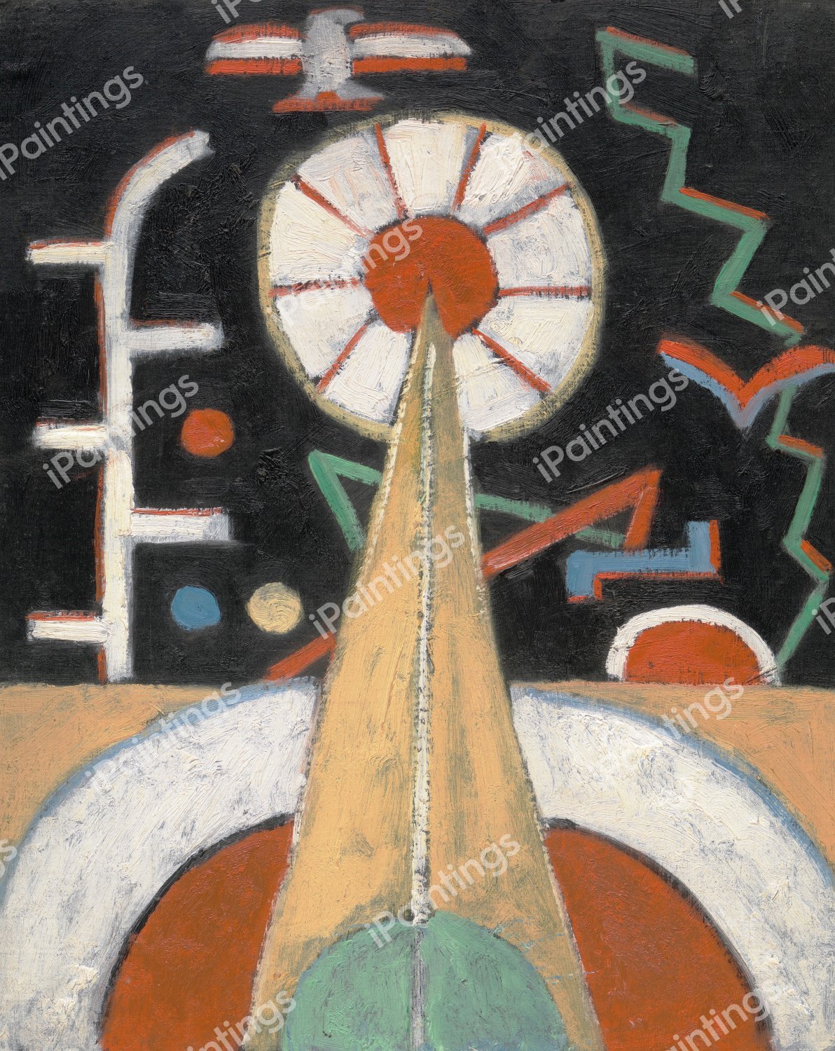 Berlin Series No. 1. The painting by Marsden Hartley