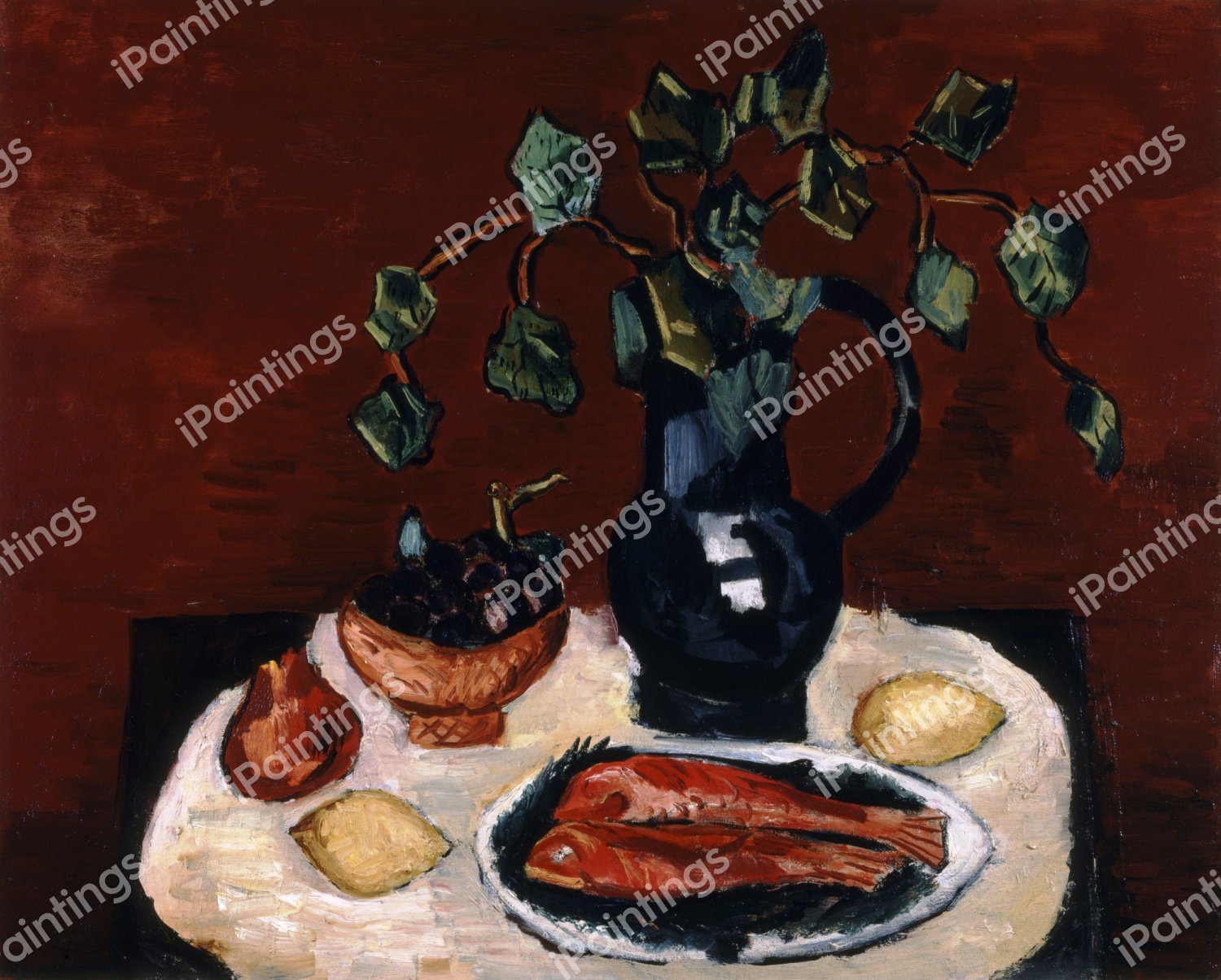 New England Still Life. The painting by Marsden Hartley