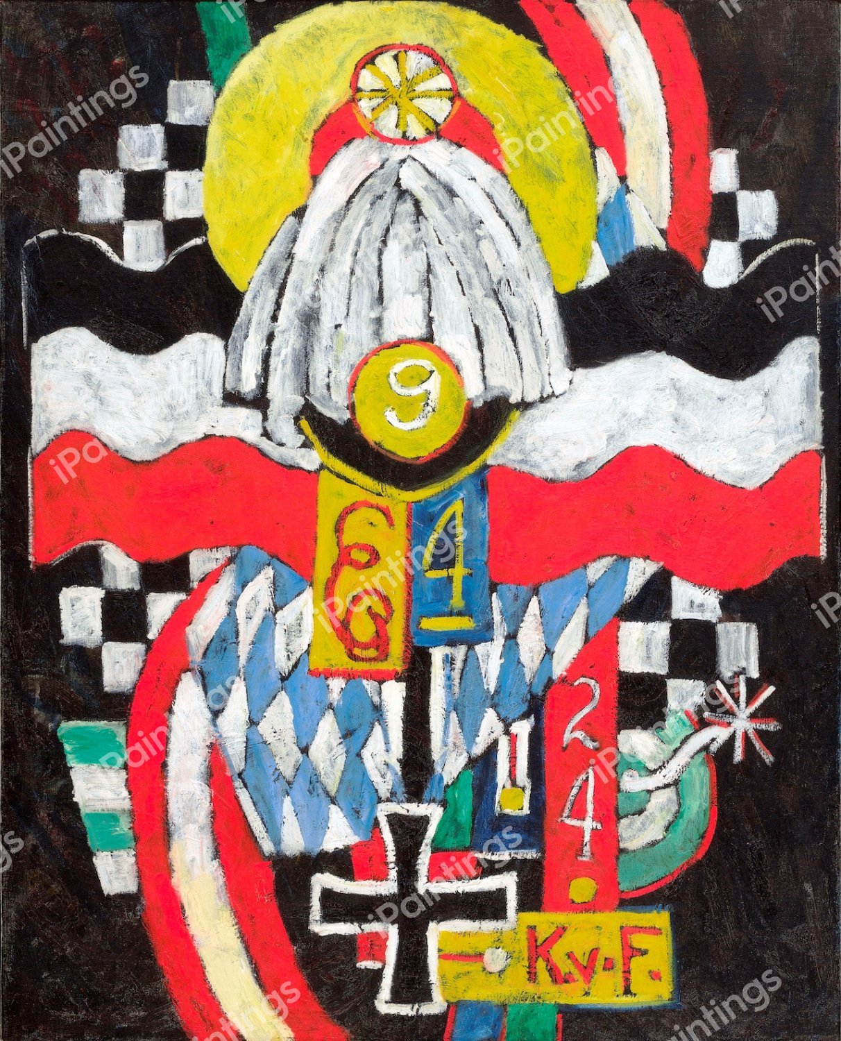 Painting No. 47, Berlin. The painting by Marsden Hartley