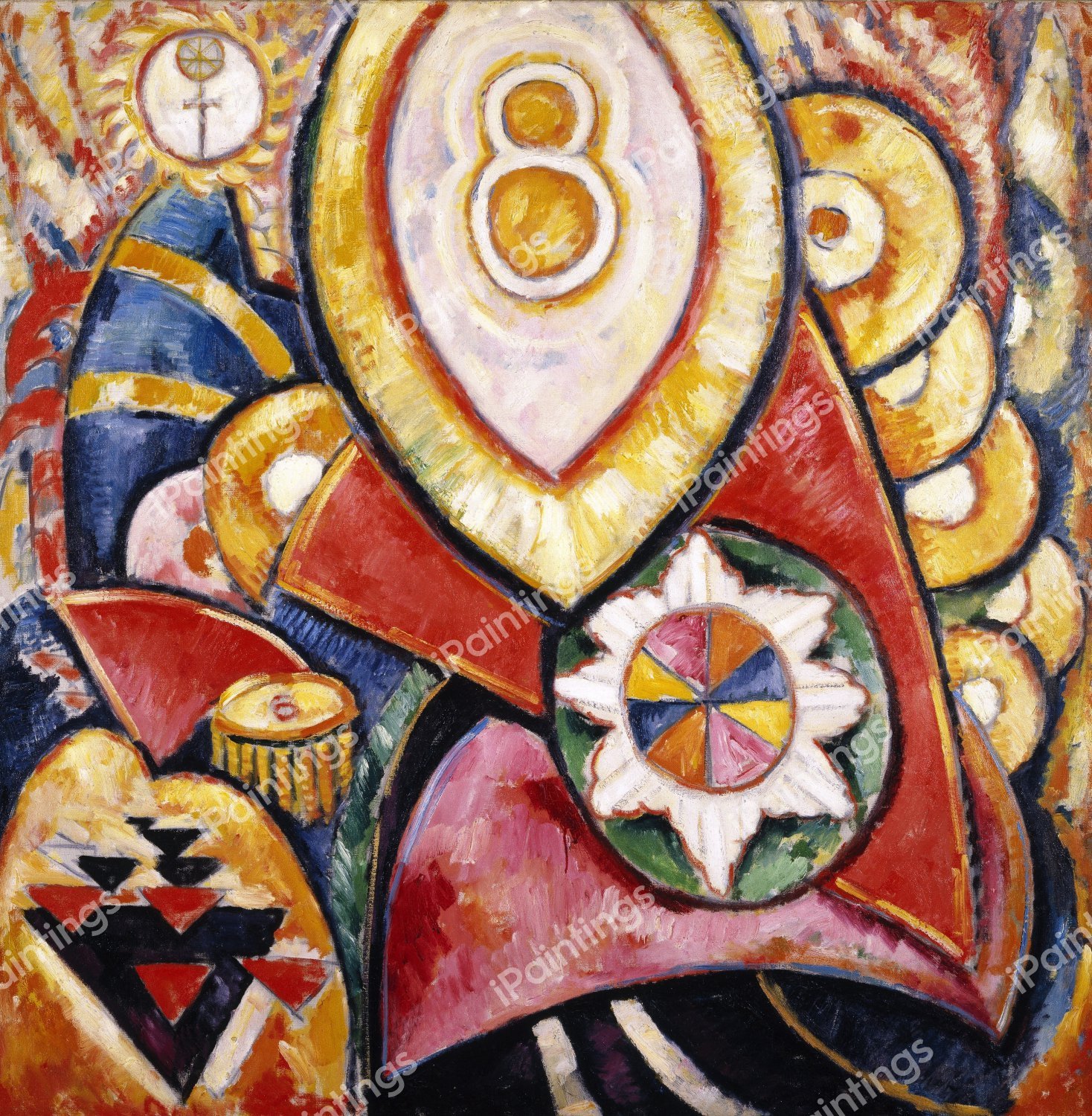 Painting No. 48. The painting by Marsden Hartley