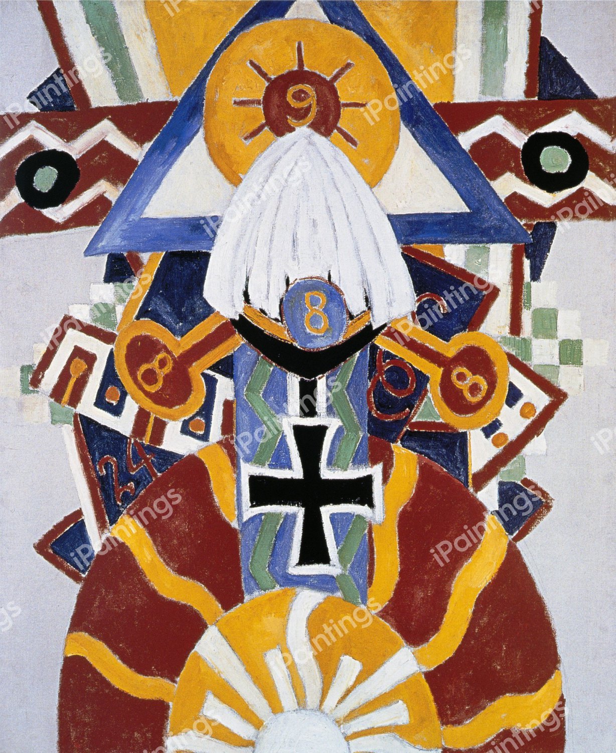 Painting No. 49, Berlin. The painting by Marsden Hartley