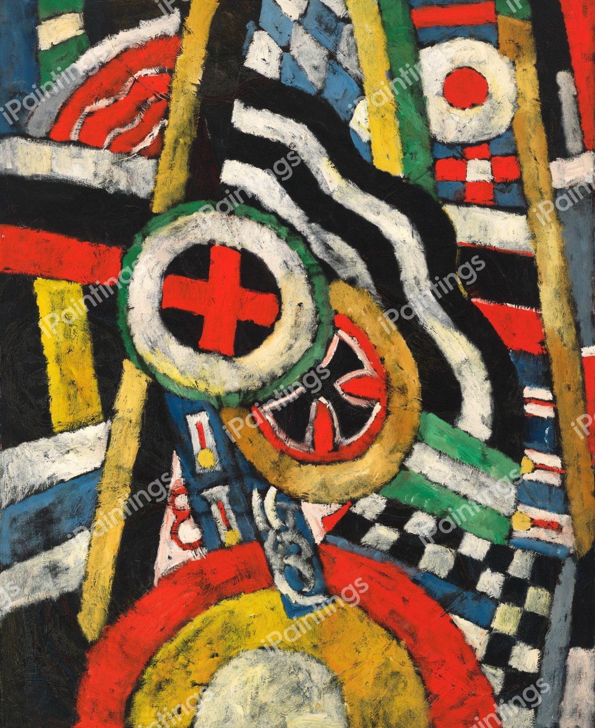 Painting No. 5. The painting by Marsden Hartley