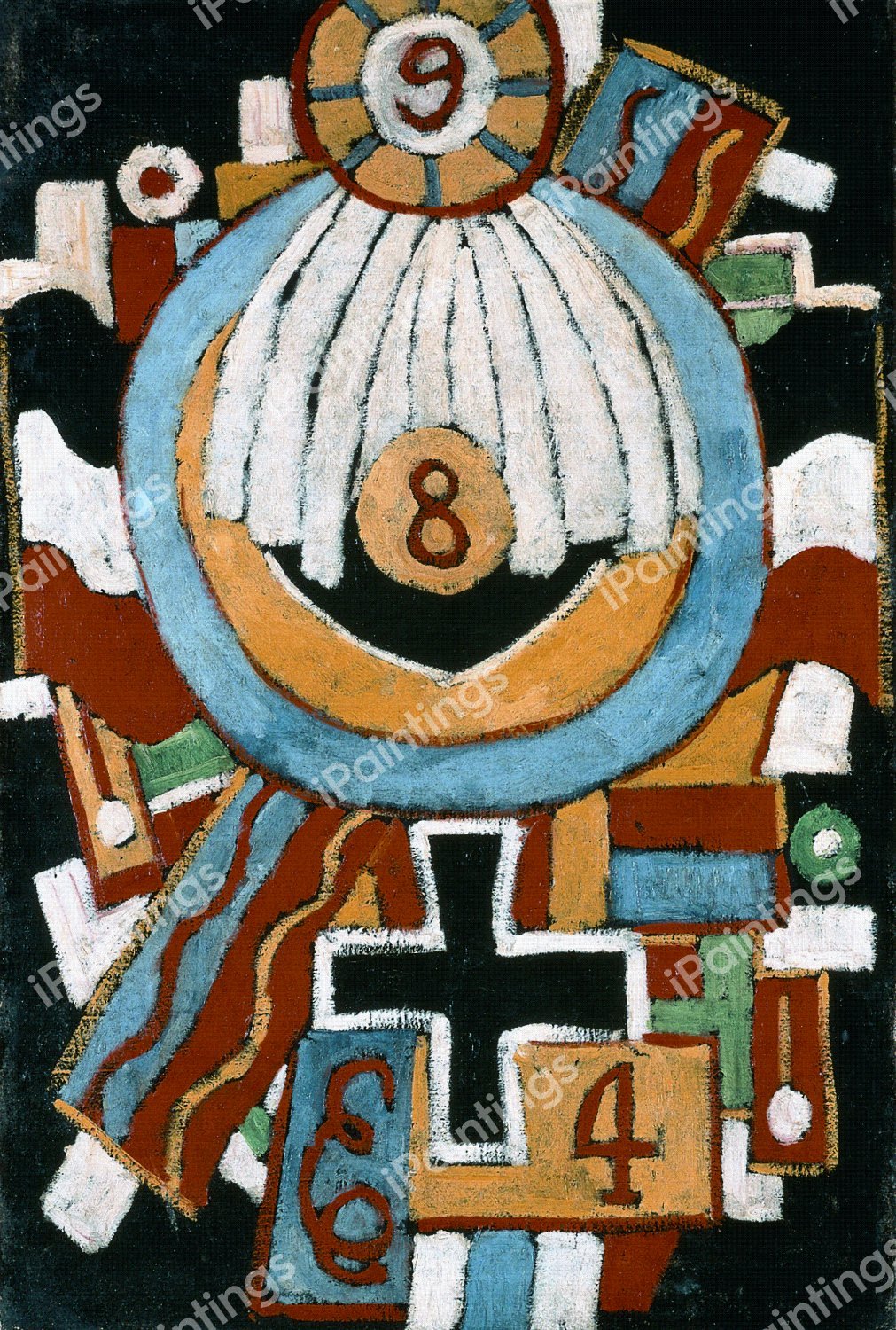 Portrait. The painting by Marsden Hartley