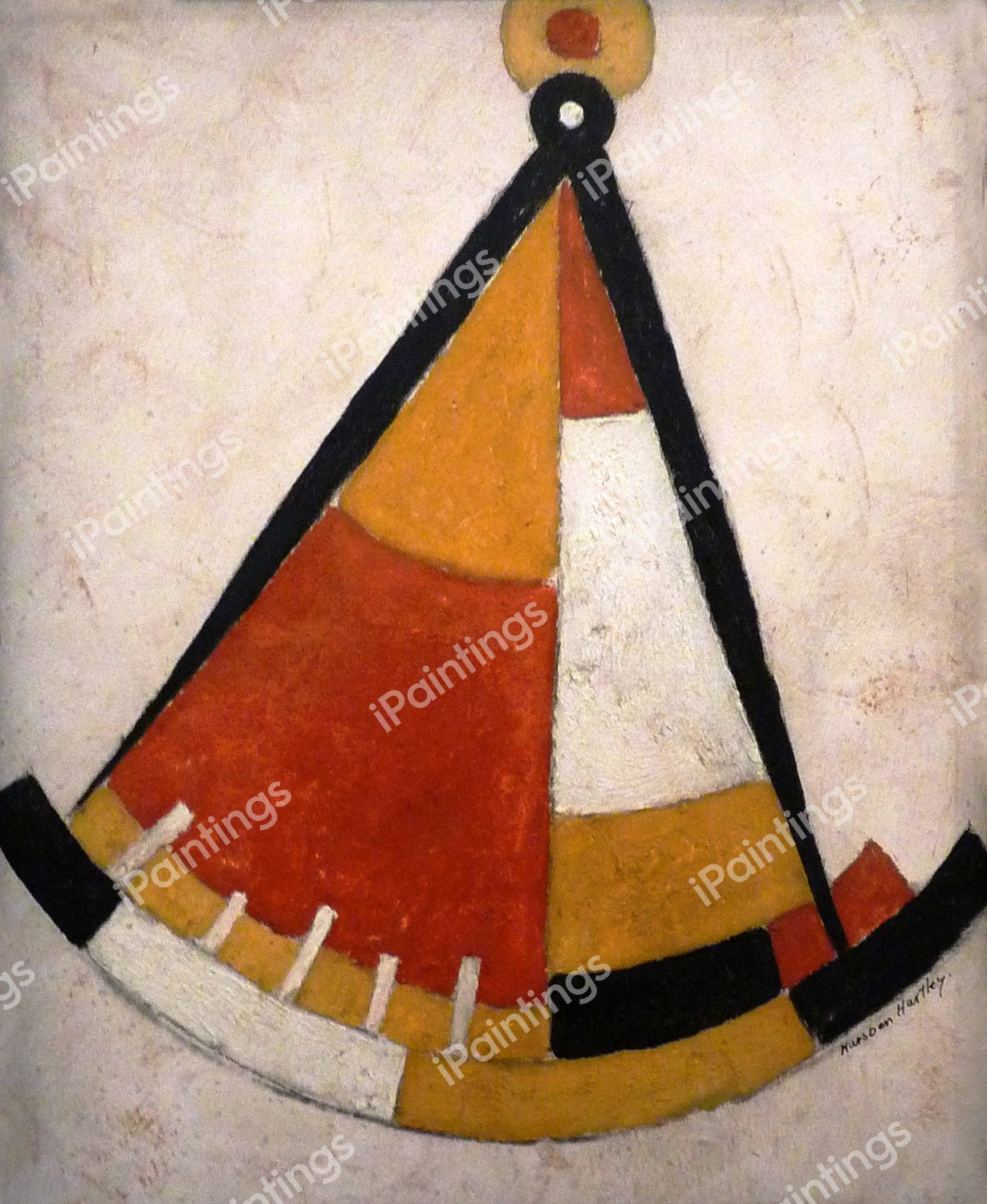 Sextant. The painting by Marsden Hartley