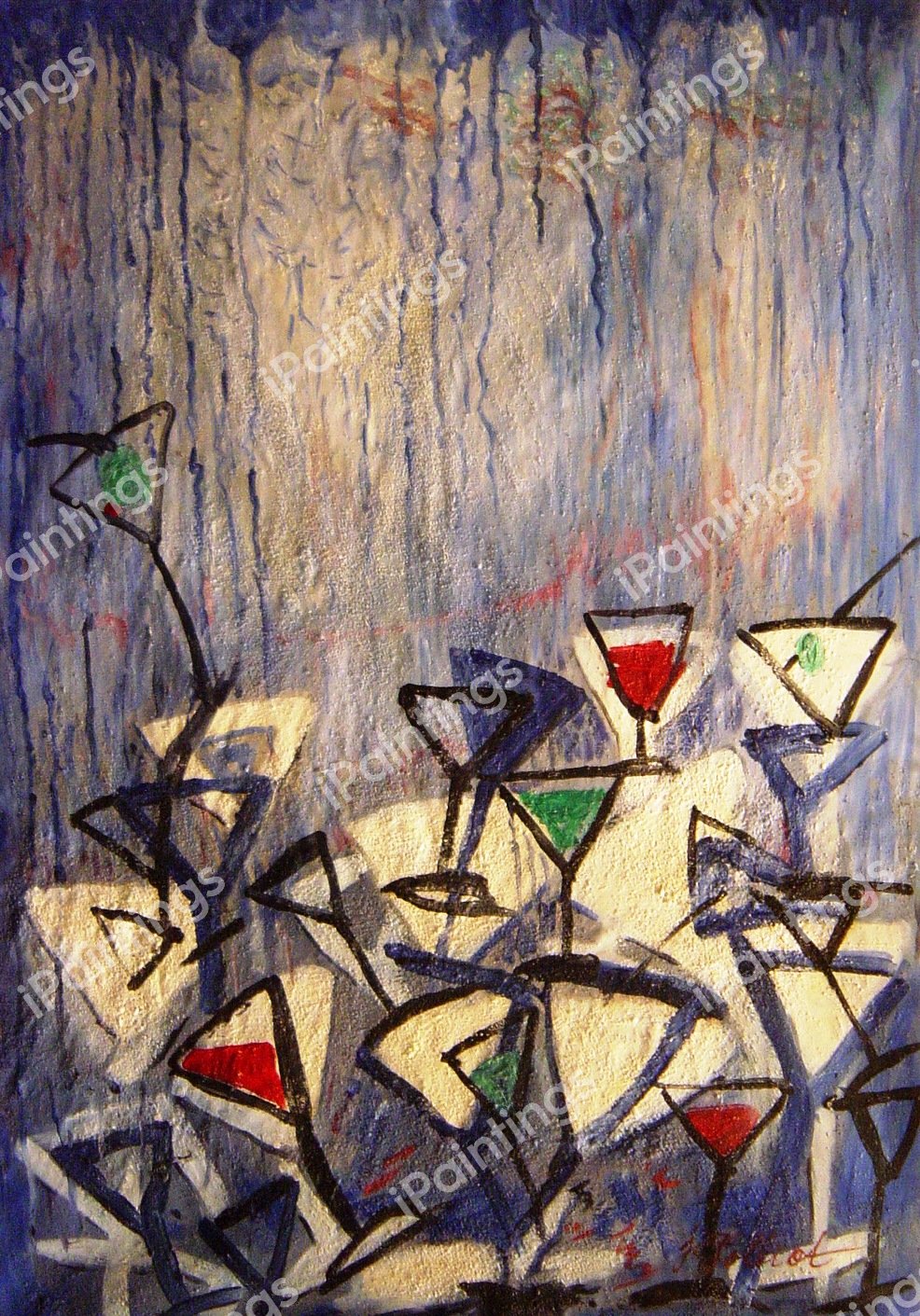 Martini Dance. The painting by Our Originals