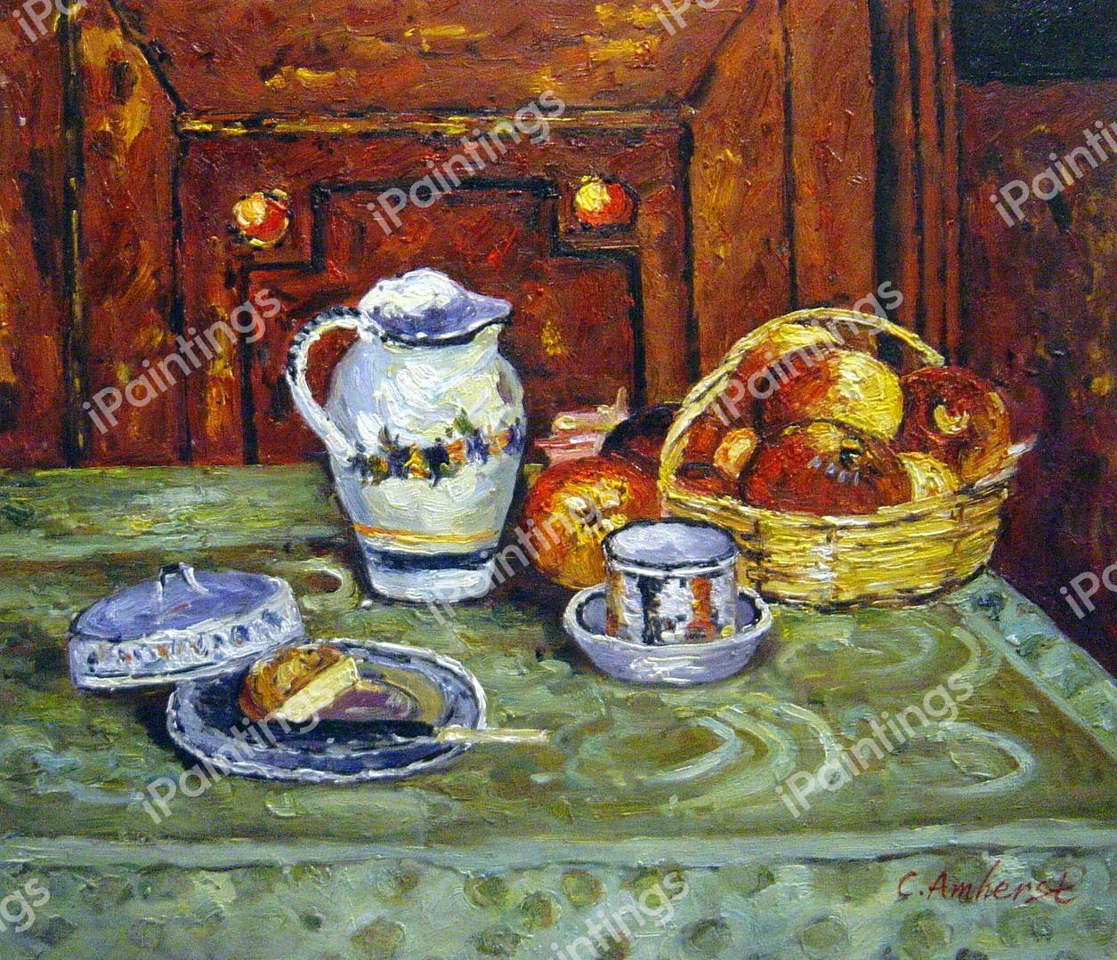 Dessert. The painting by Maxime Maufra