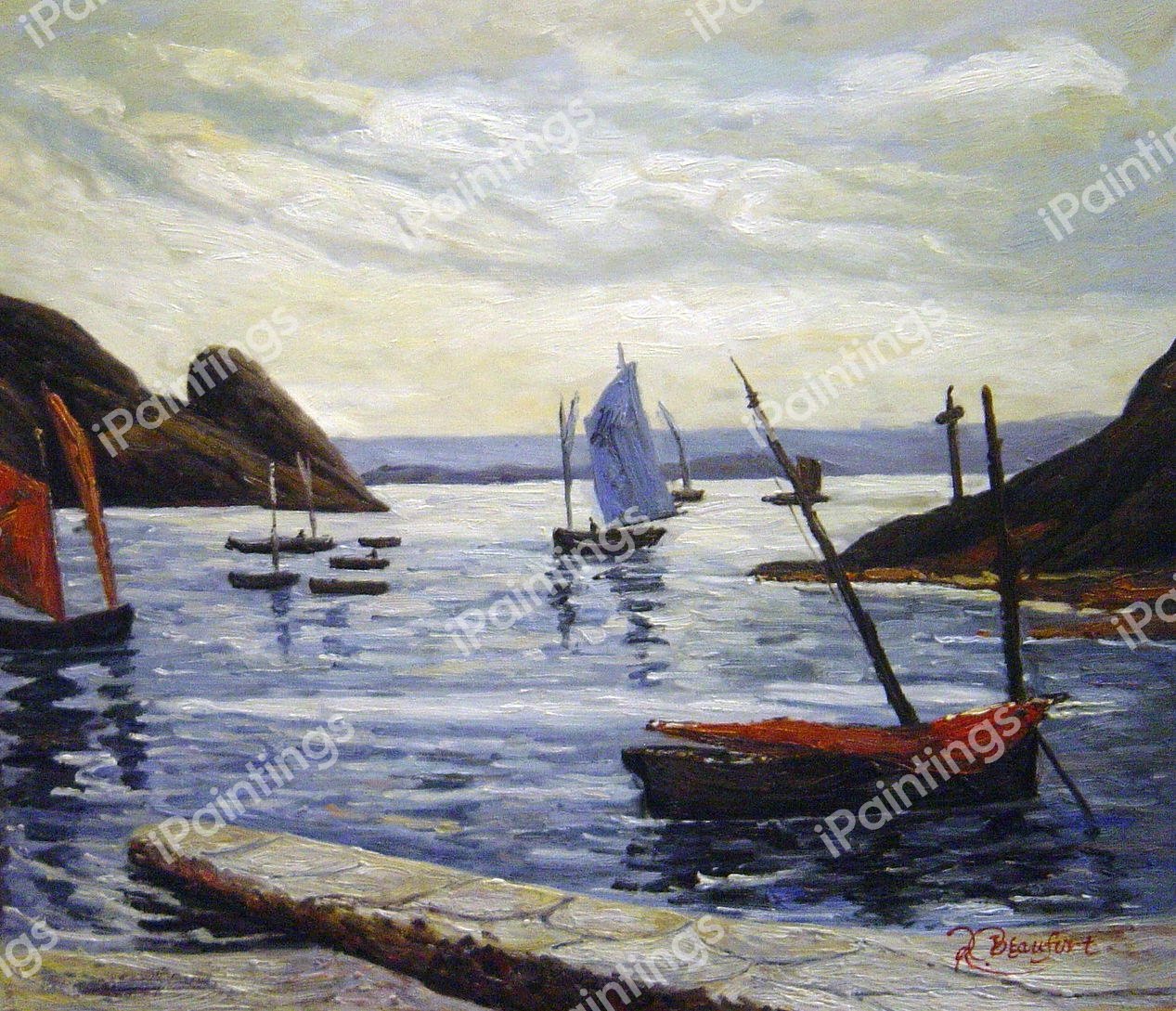 Ile De Brehat. The painting by Maxime Maufra