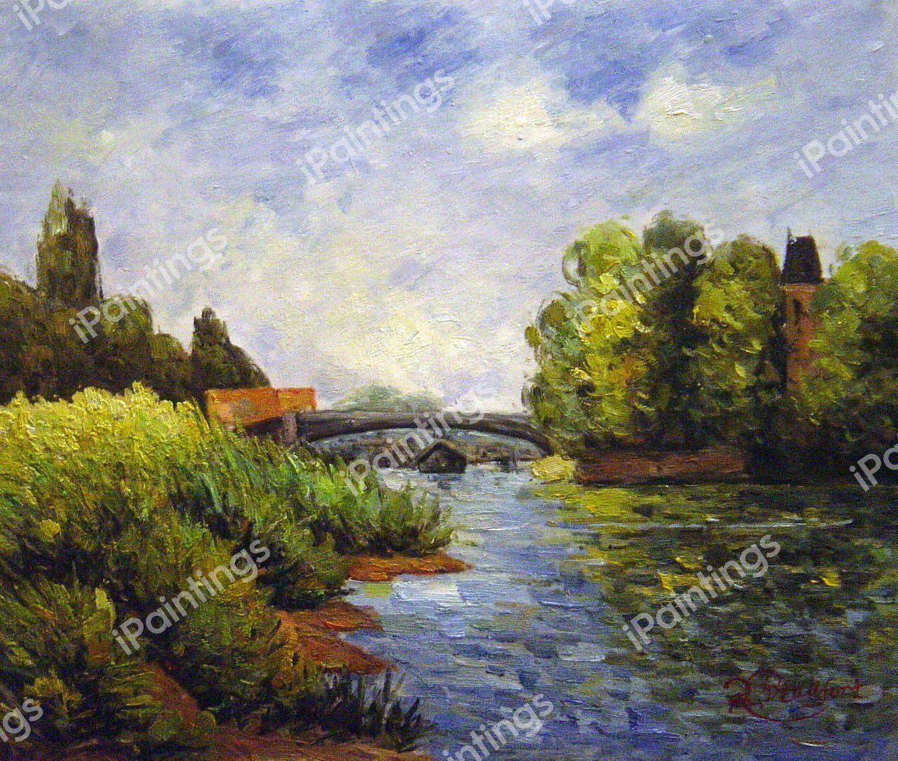 Powdery Sunshine. The painting by Maxime Maufra