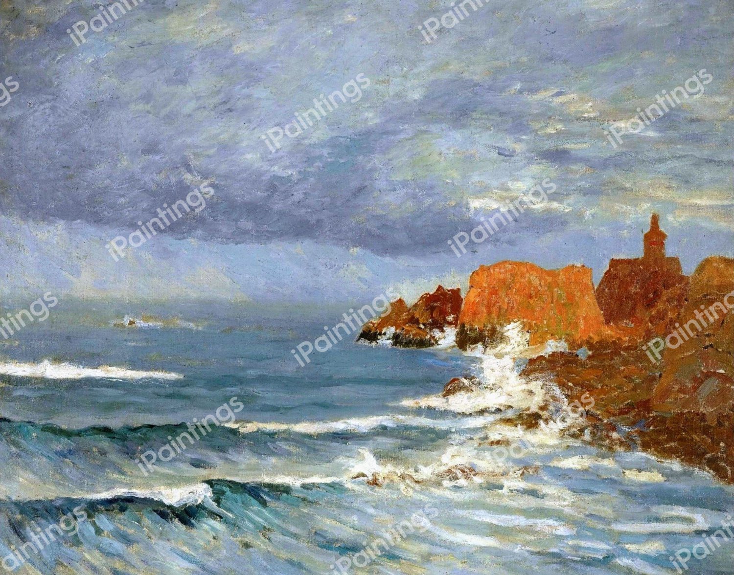 Red Rocks. The painting by Maxime Maufra
