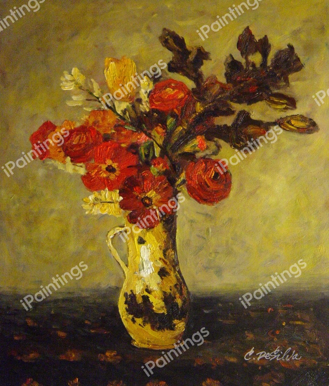 Spring Flowers. The painting by Maxime Maufra