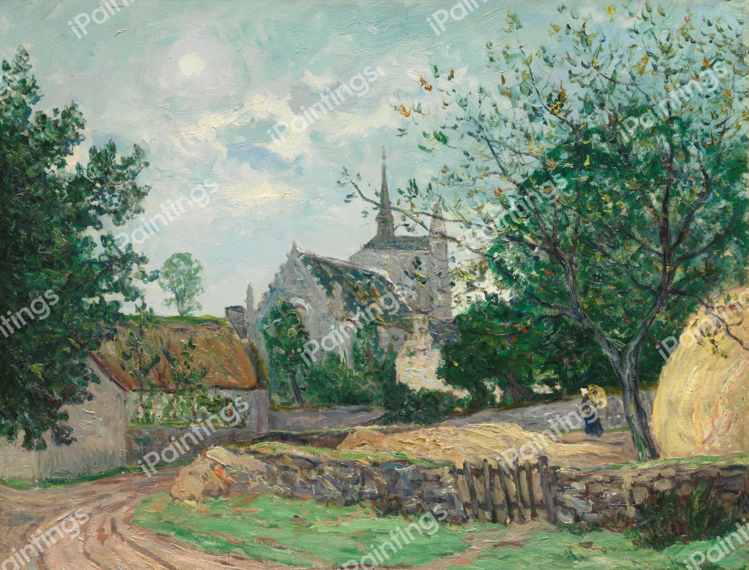The Village of Saint-Avoye (Morbihan). The painting by Maxime Maufra