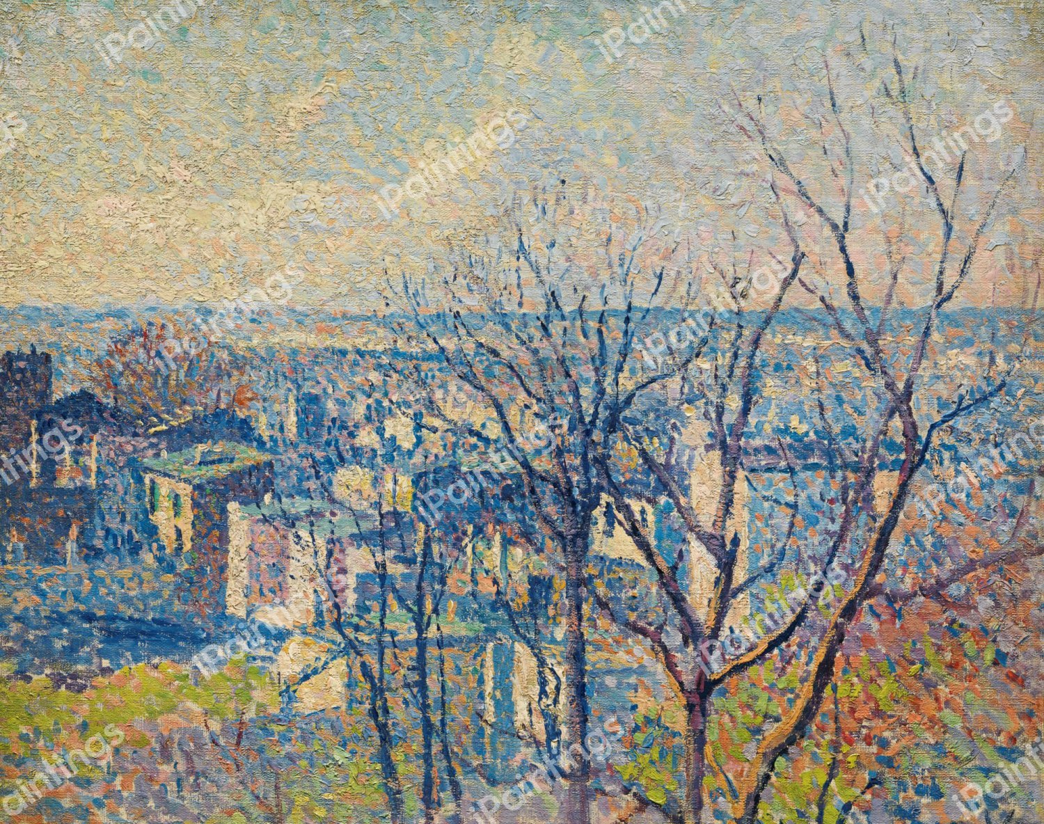 Montmartre, 1895. The painting by Maximilien Luce