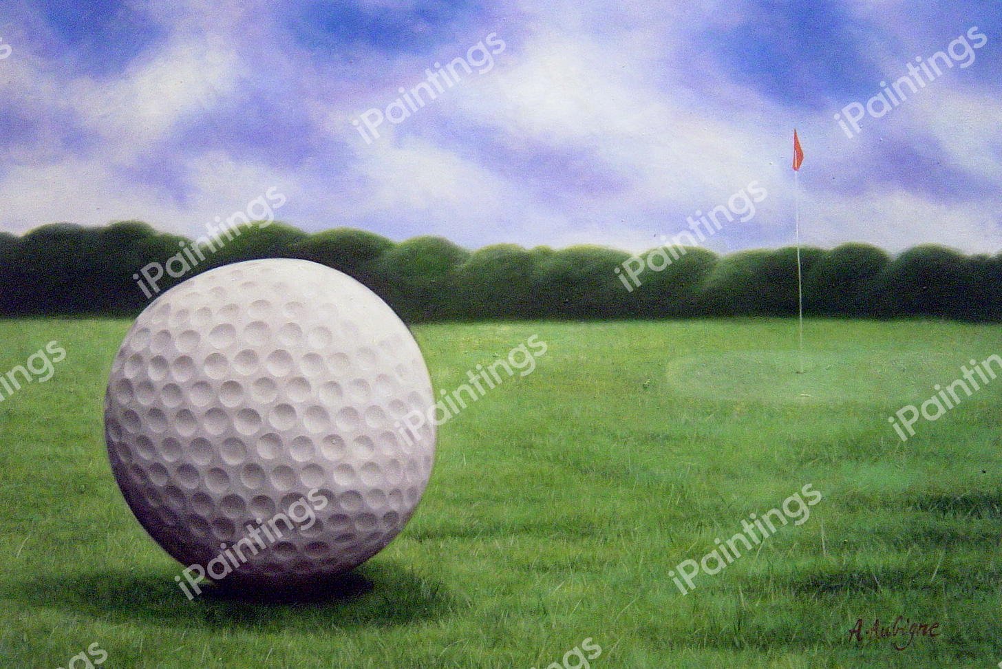 My Next Shot. The painting by Our Originals