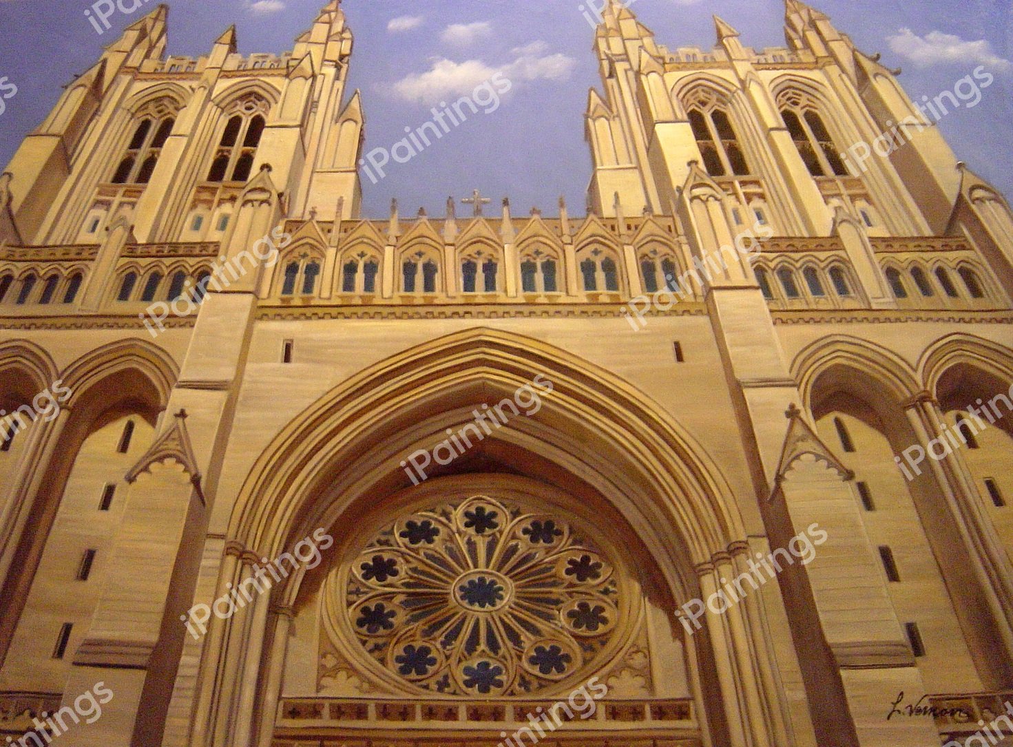 National Cathedral. The painting by Our Originals