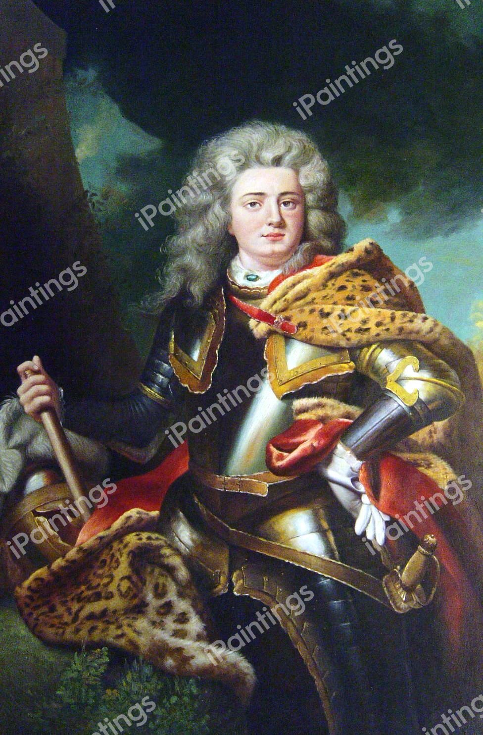 A Portrait Of Francois De Gontaut, Duc De Biron. The painting by Nicolas De Largilliere