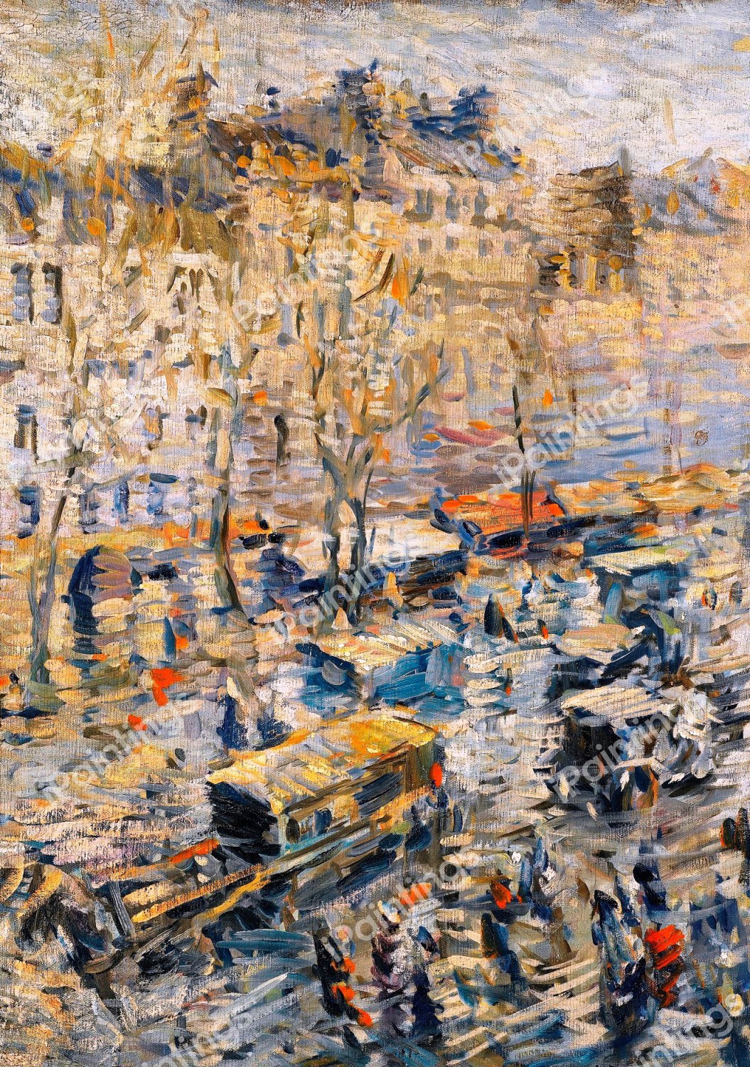 Paris, 1903. The painting by Nicolas Tarkhoff