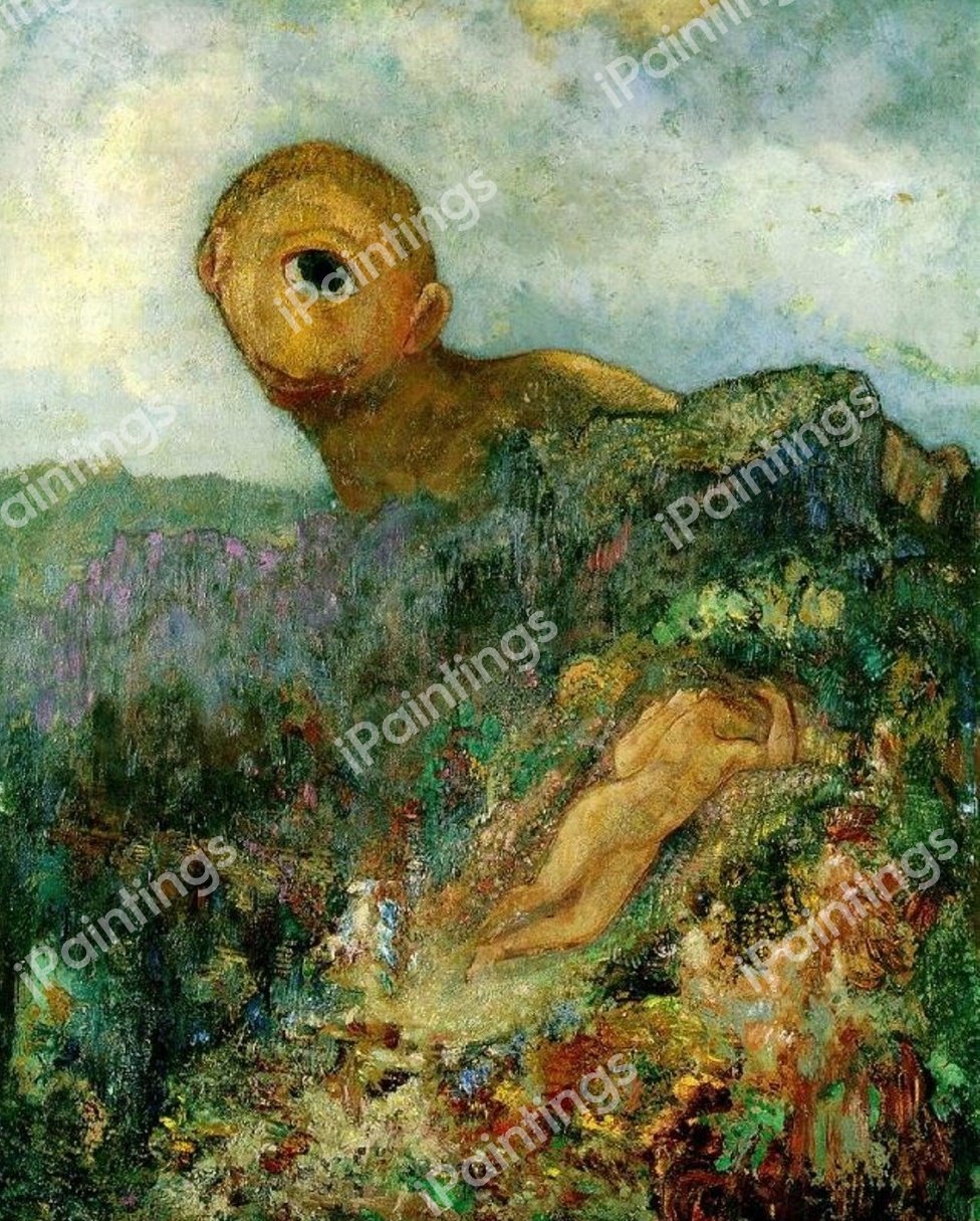 The Cyclops. The painting by Odilon Redon