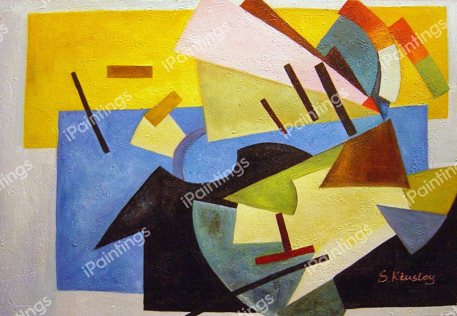 Flight Of A Aeroplane. The painting by Olga Rozanova