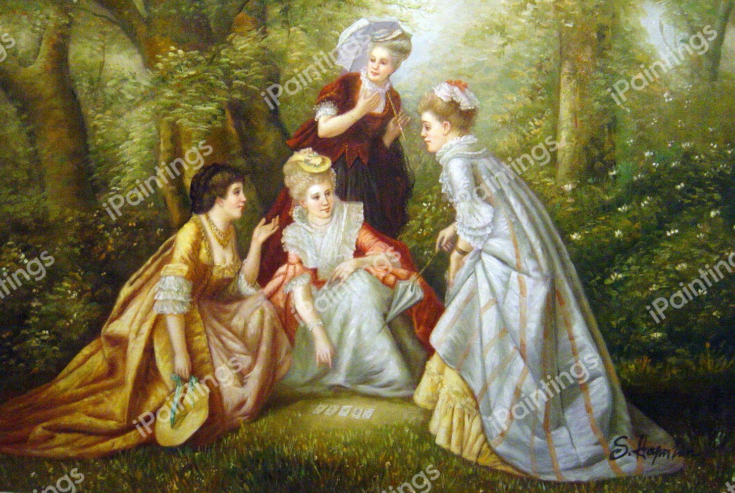 Cards Never Lie. The painting by Otto Erdmann