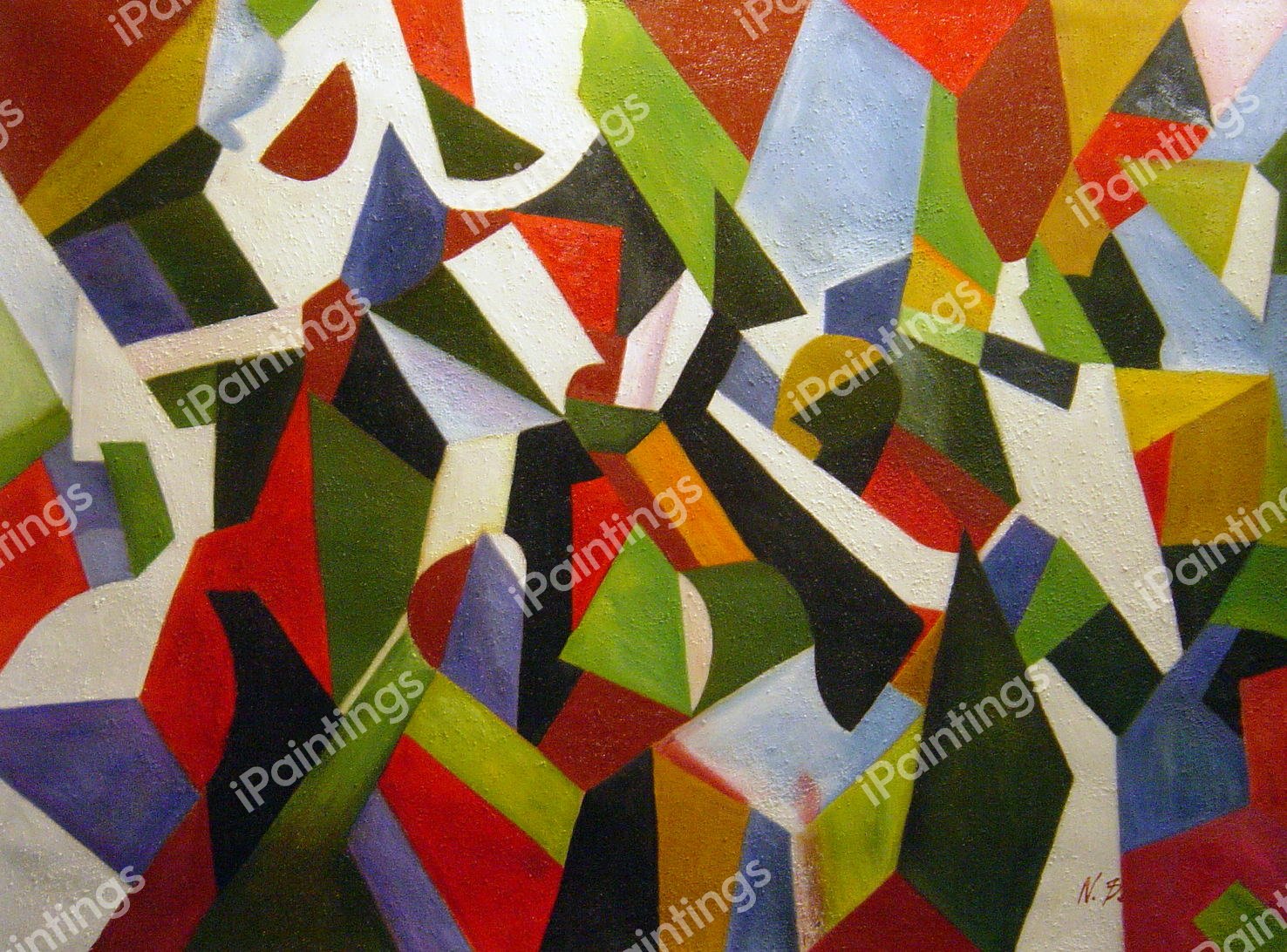 Composition II. The painting by Patrick Henry Bruce