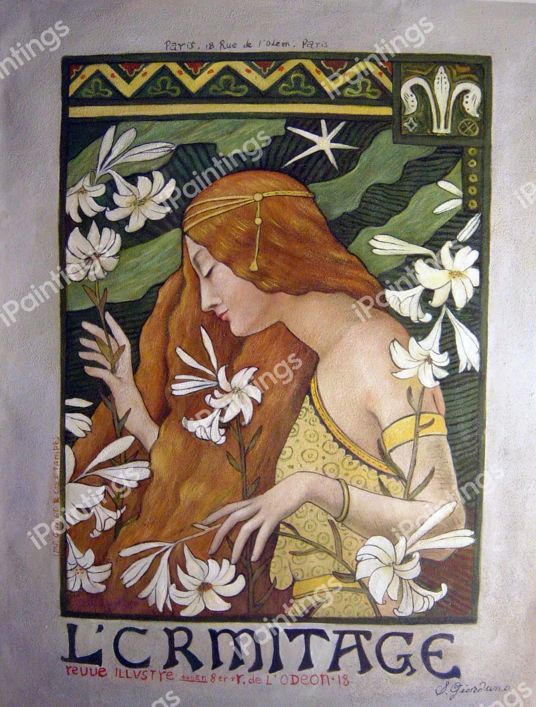 L'Ermitage. The painting by Paul Berthon