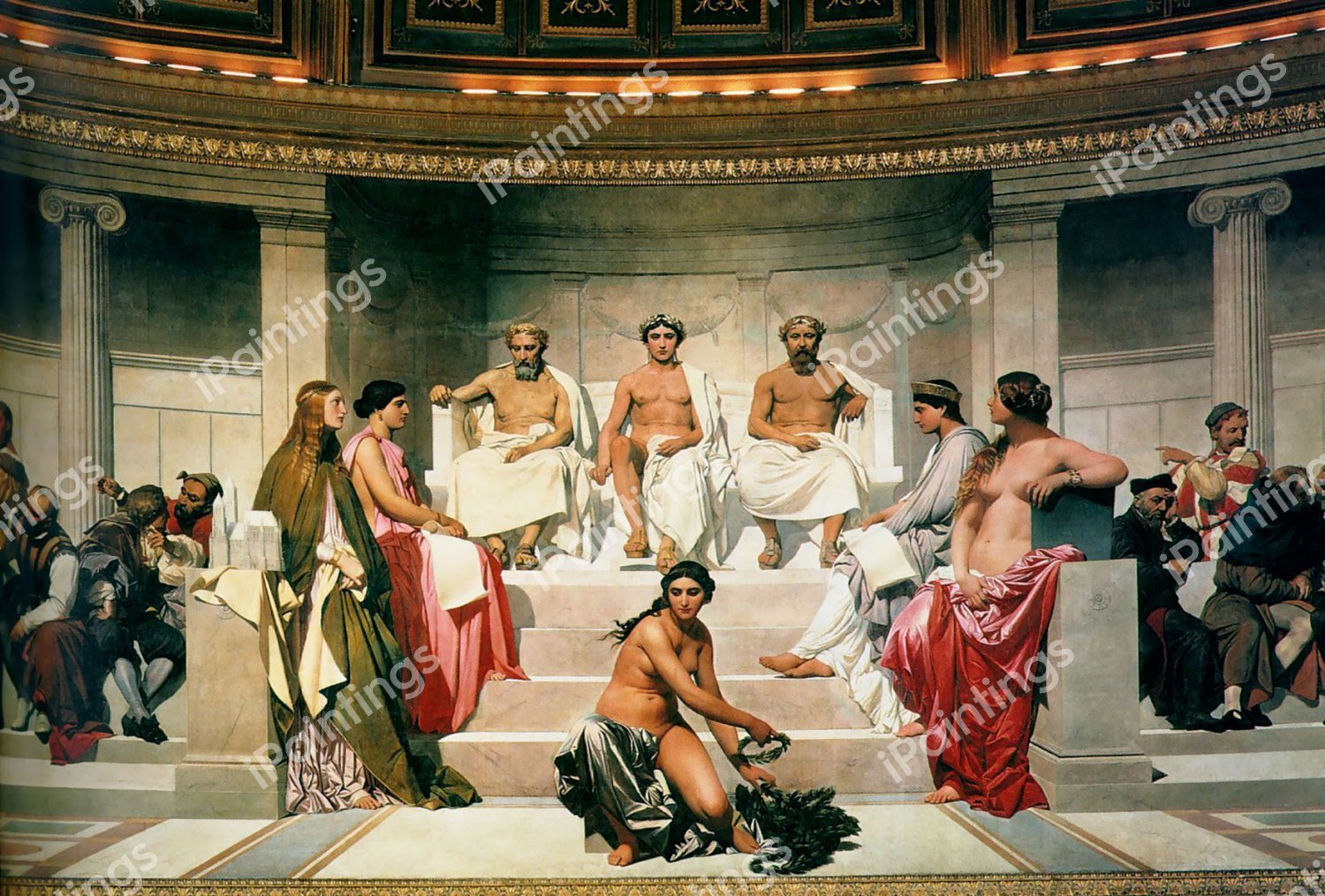 Hemicycle 1. The painting by Paul Delaroche