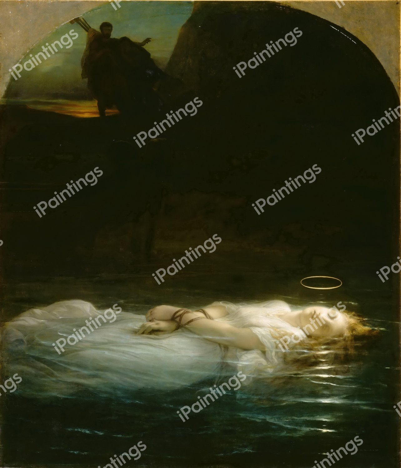 The Young Christian Martyr. The painting by Paul Delaroche