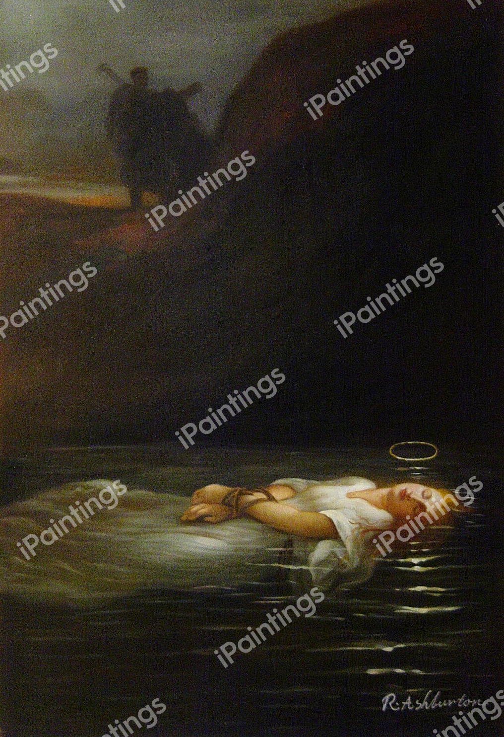 Young Christian Martyr. The painting by Paul Delaroche