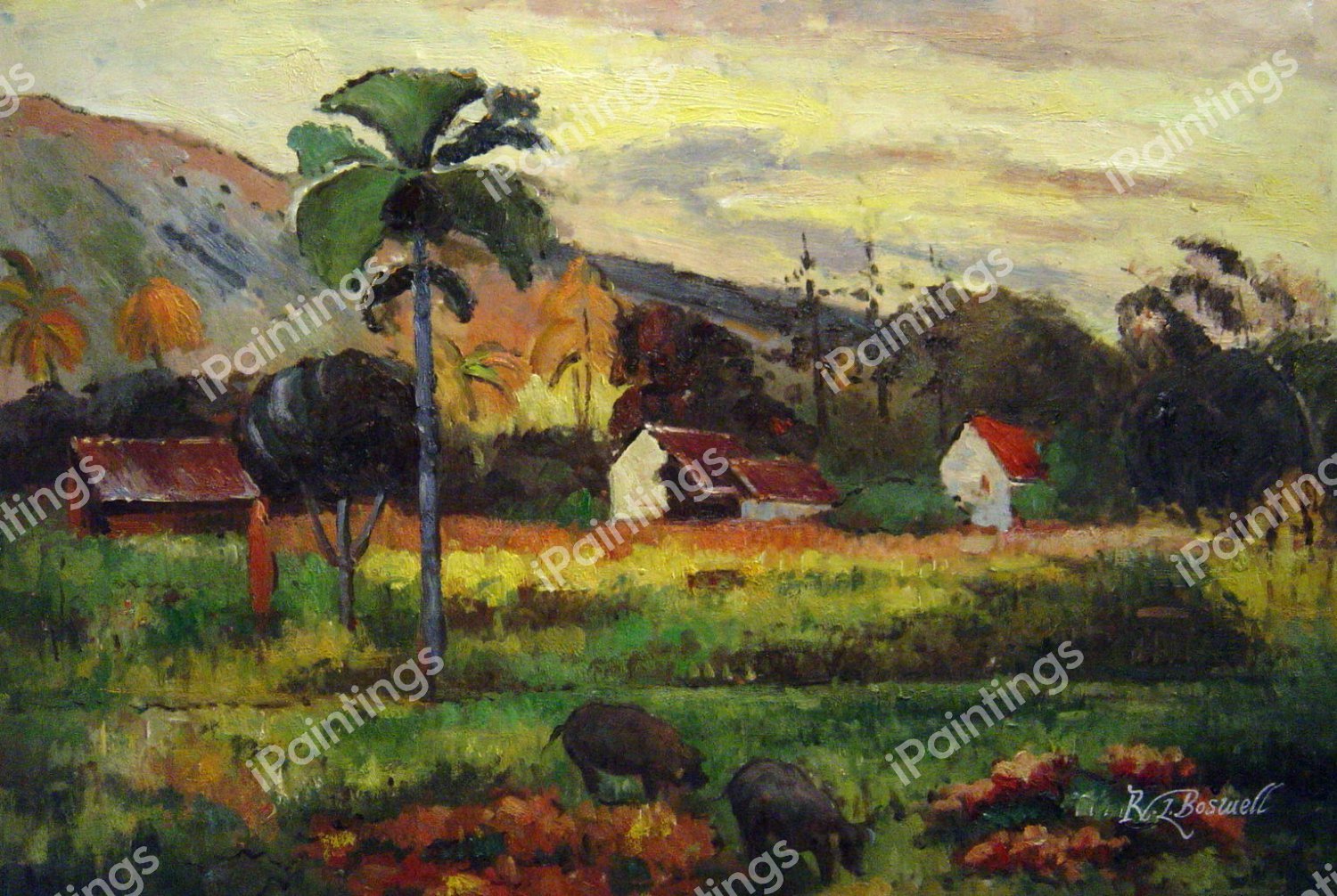 Haere Mai. The painting by Paul Gauguin