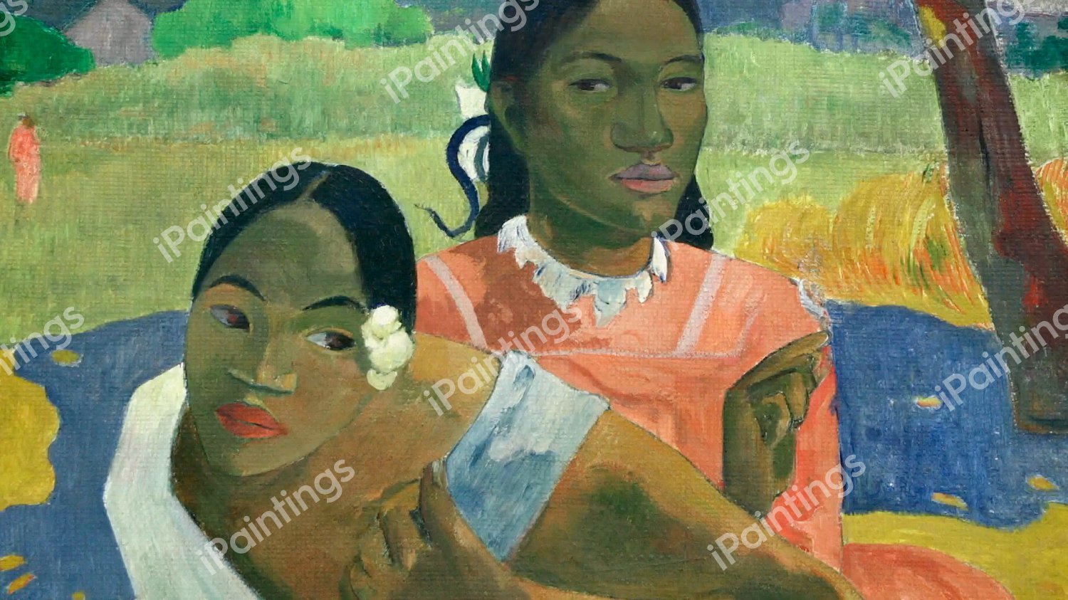 Nafea fas Ipoipo (When will you Marry?). The painting by Paul Gauguin