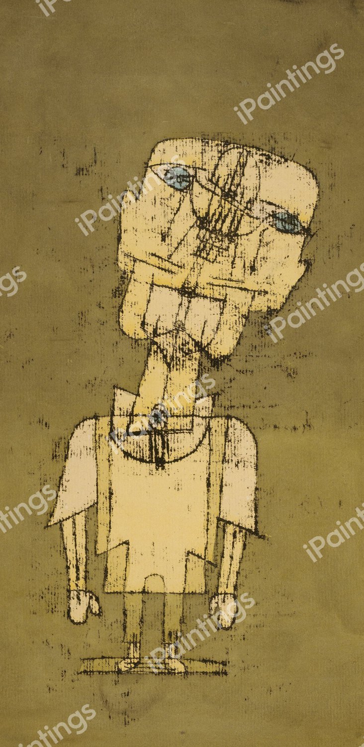 Gespenst Eines Genies [Ghost of a Genius], 1922. The painting by Paul Klee