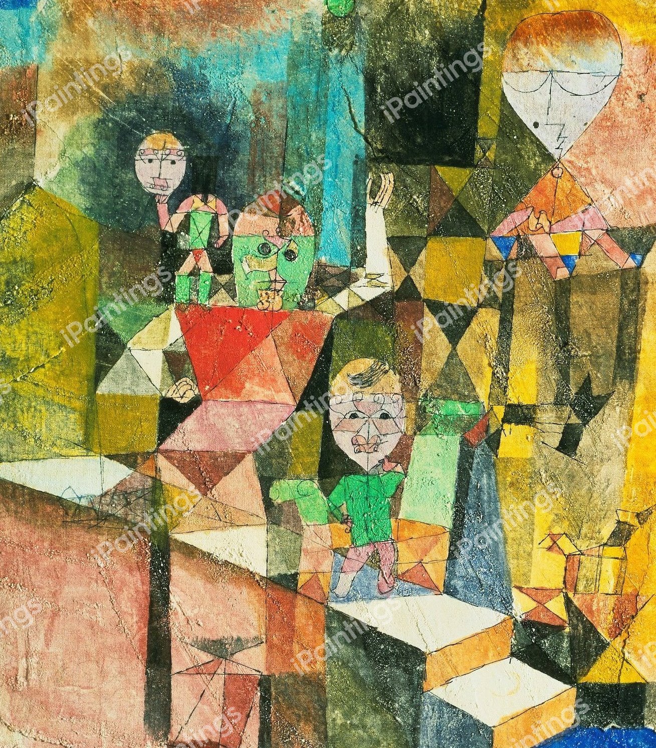 Introducing the Miracle 1, 1916. The painting by Paul Klee