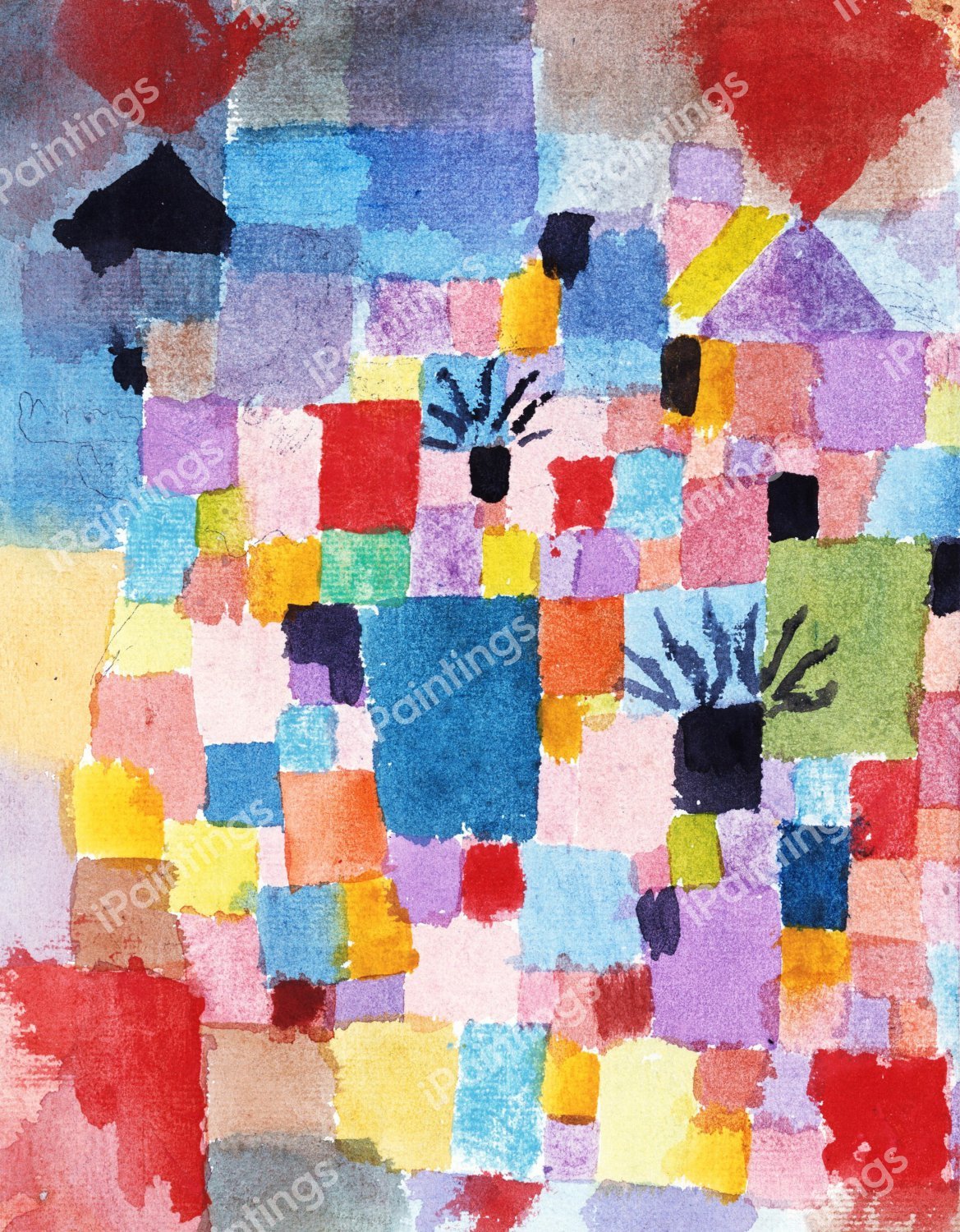 Southern Gardens, 1921. The painting by Paul Klee