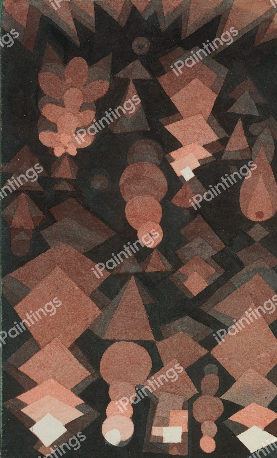 Suspended Fruit, 1921. The painting by Paul Klee