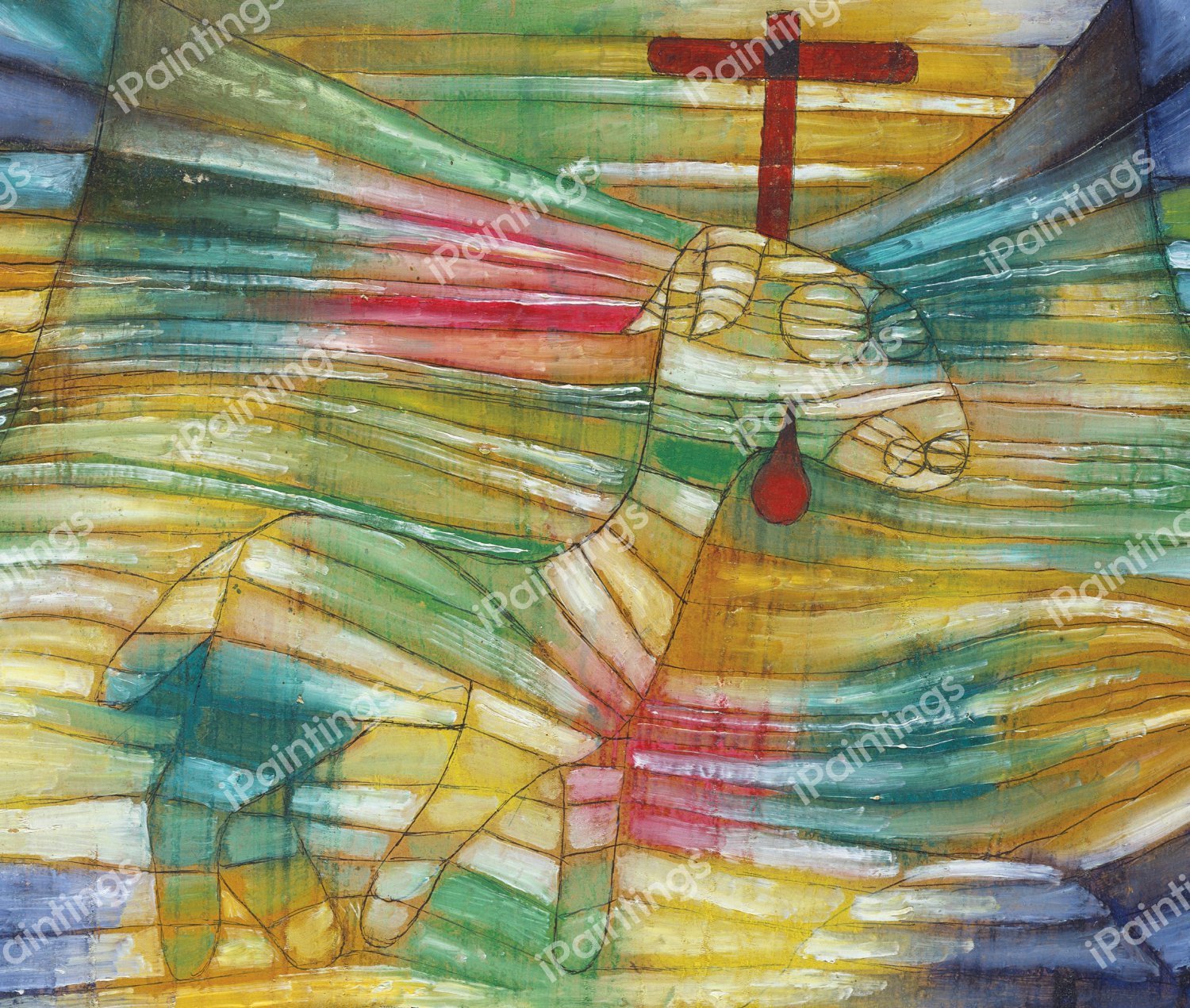 The Lamb, 1920. The painting by Paul Klee