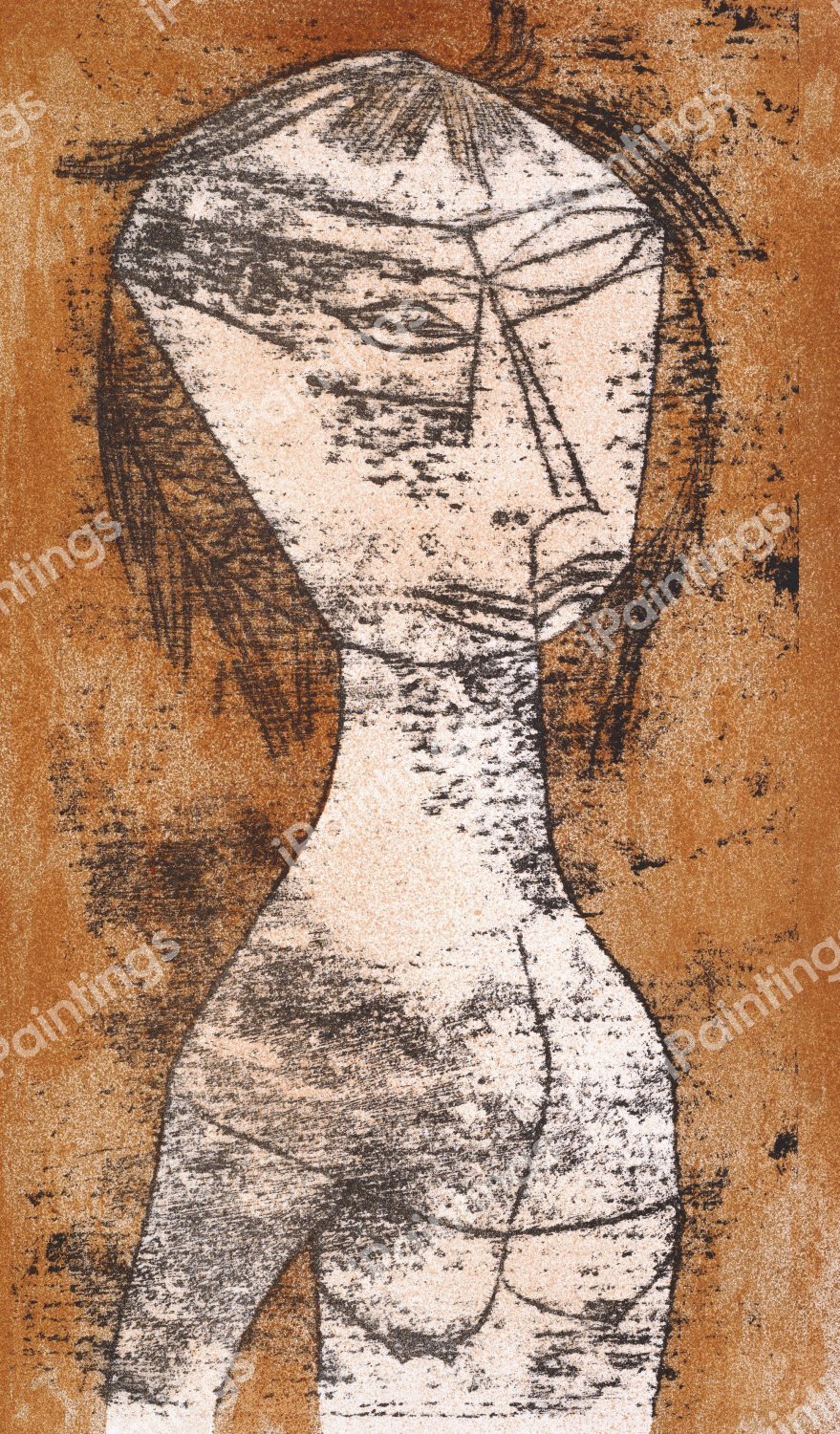 The Saint of the Inner Light (Die Helige vom inner Licht), 1921. The painting by Paul Klee