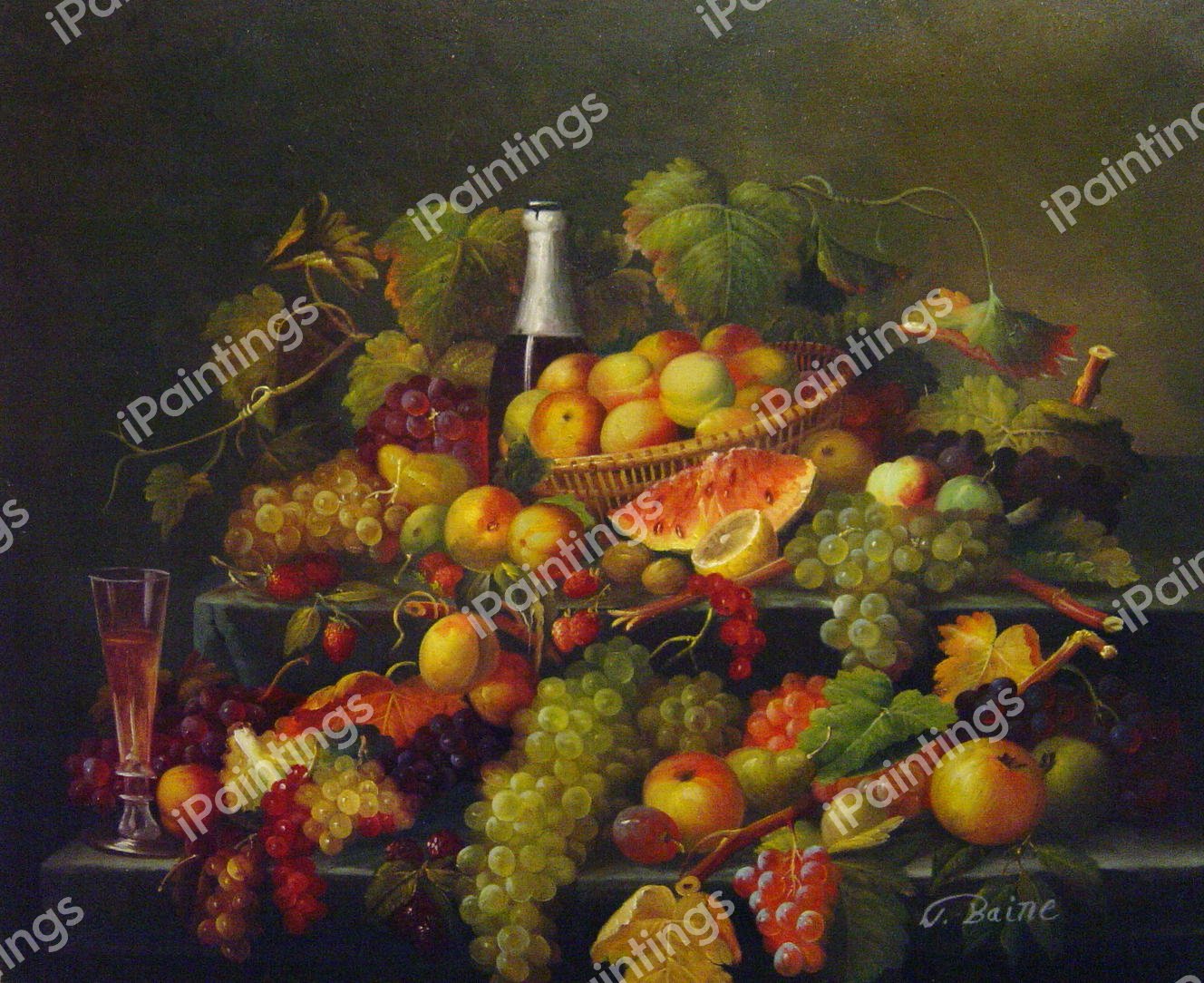 A Nature's Bounty I. The painting by Paul Lacroix