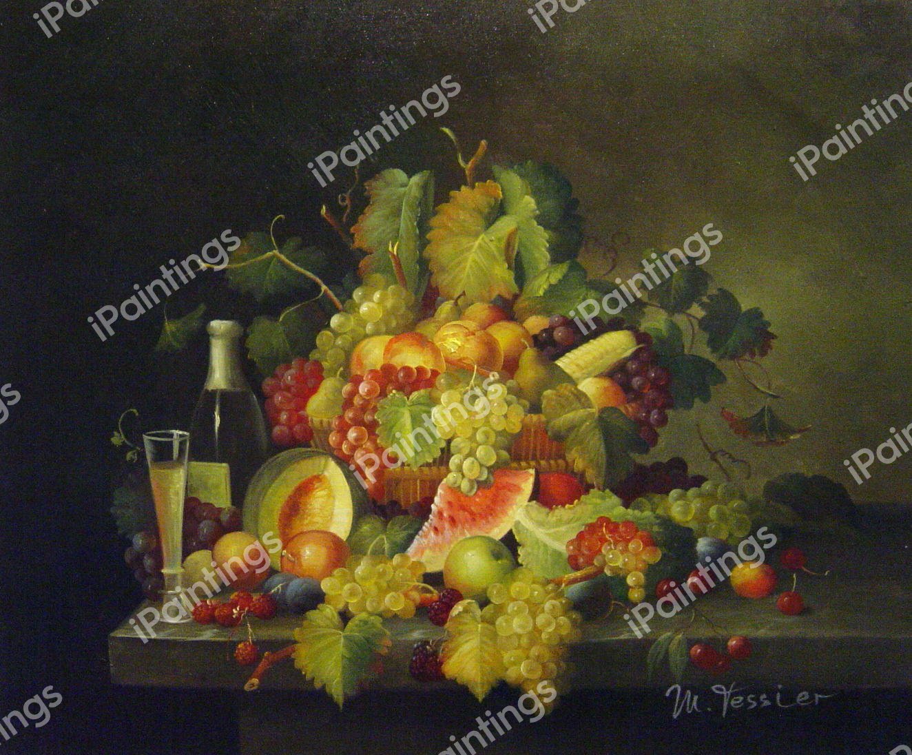 Nature's Bounty II. The painting by Paul Lacroix