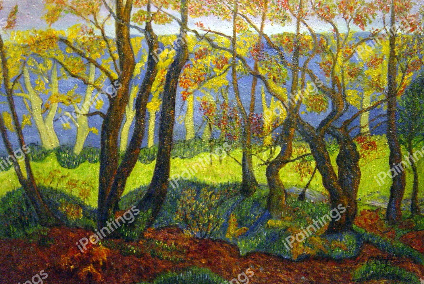 Edge Of The Forest. The painting by Paul Ranson
