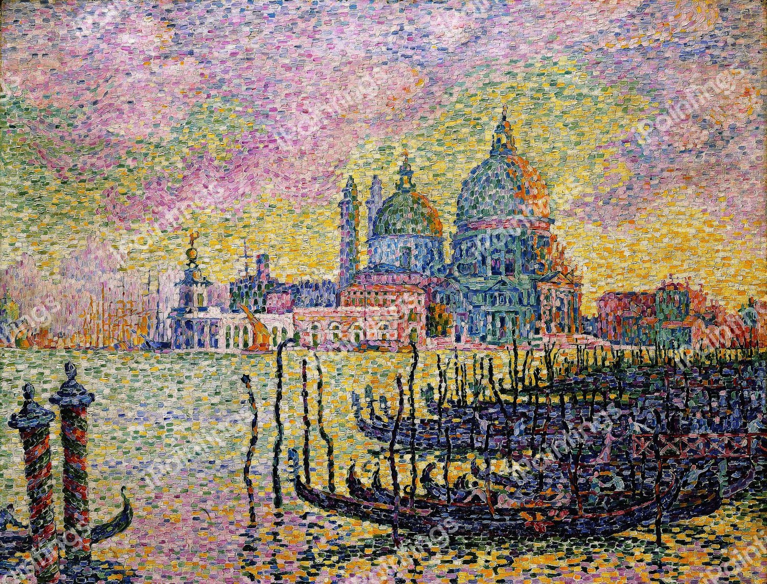 Grand Canal (Venice), 1905. The painting by Paul Signac