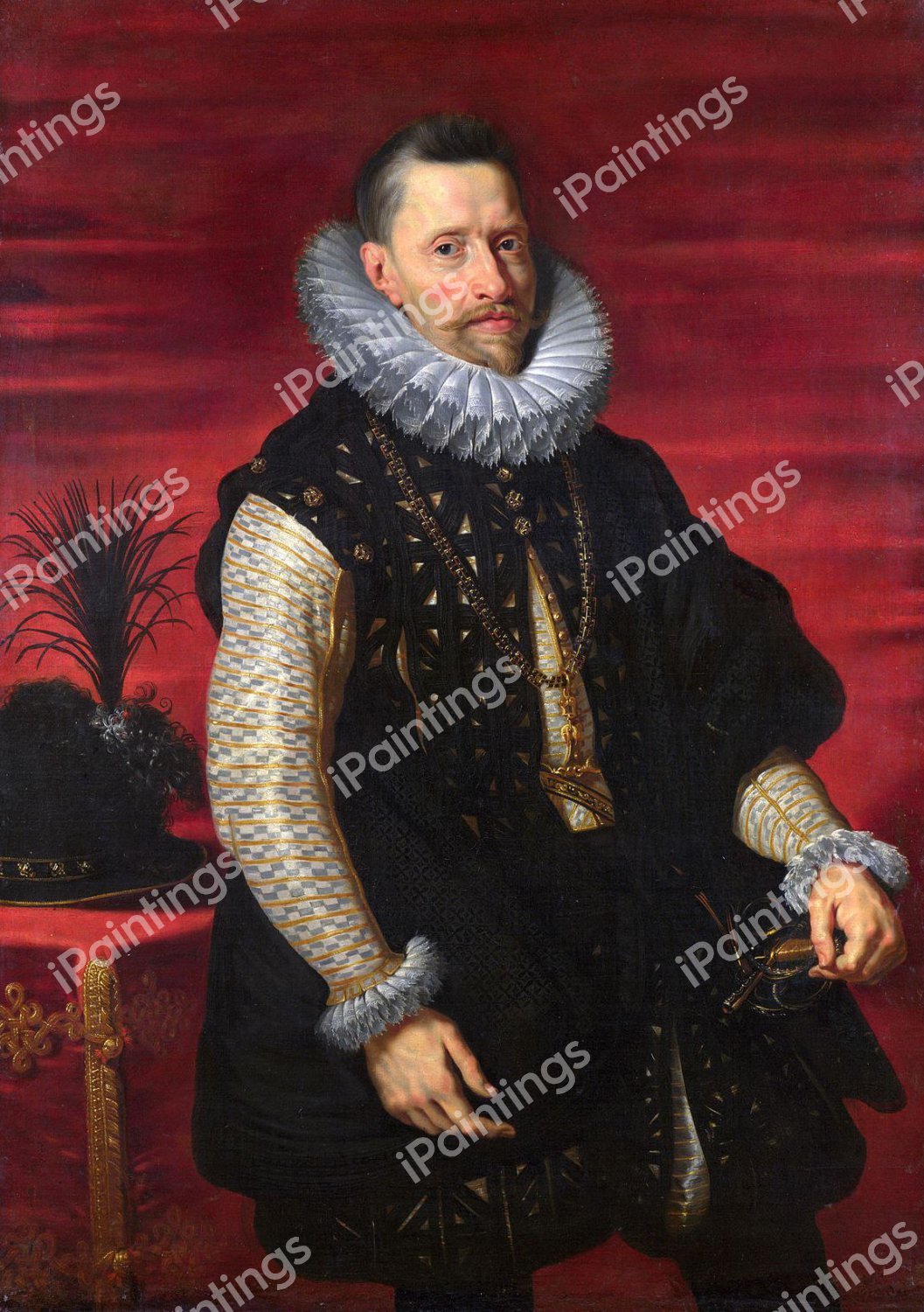 Albert VII, Archduke of Austria. The painting by Peter Paul Rubens